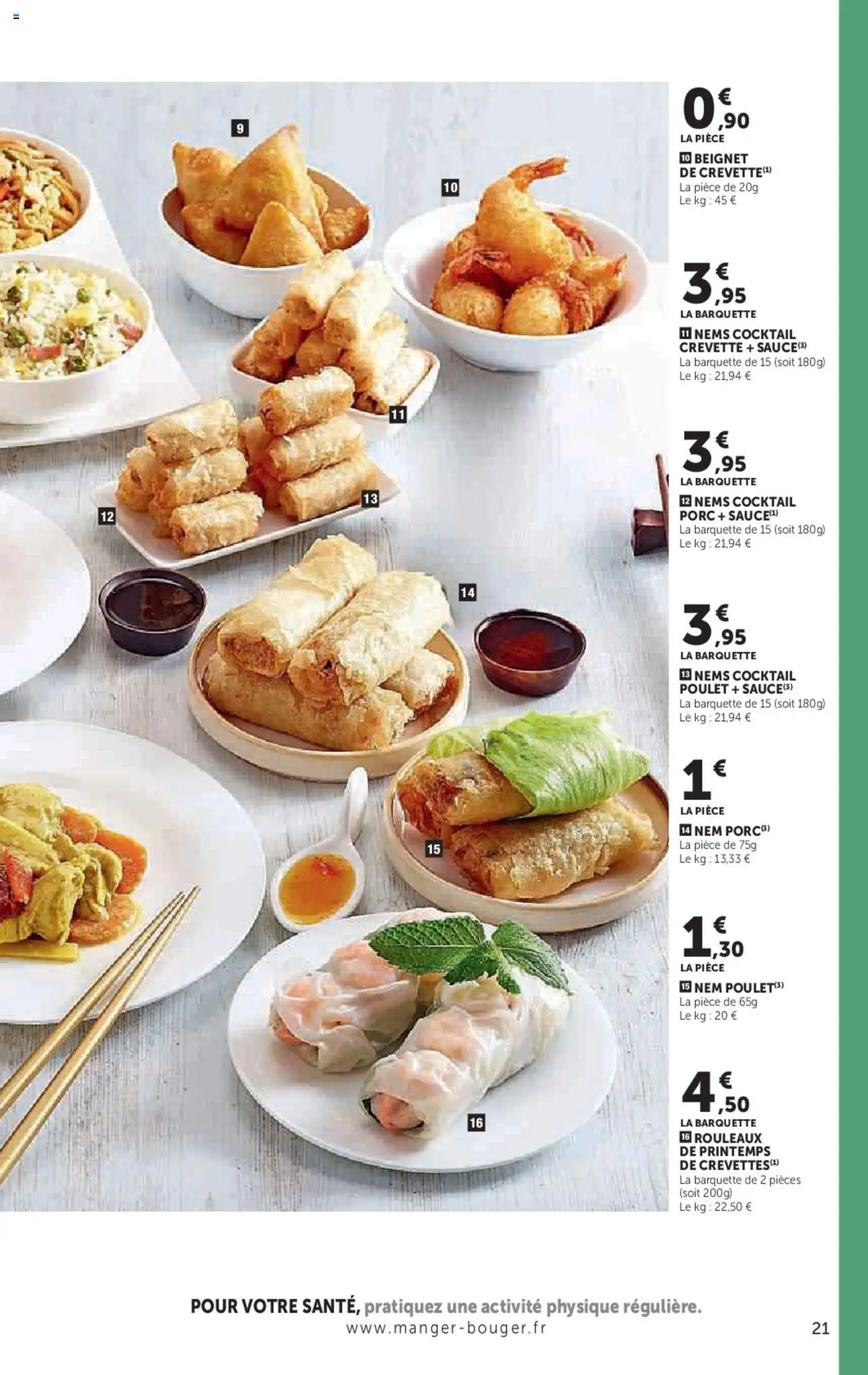  | Page: 21 | Produits: Crevette, Porc
