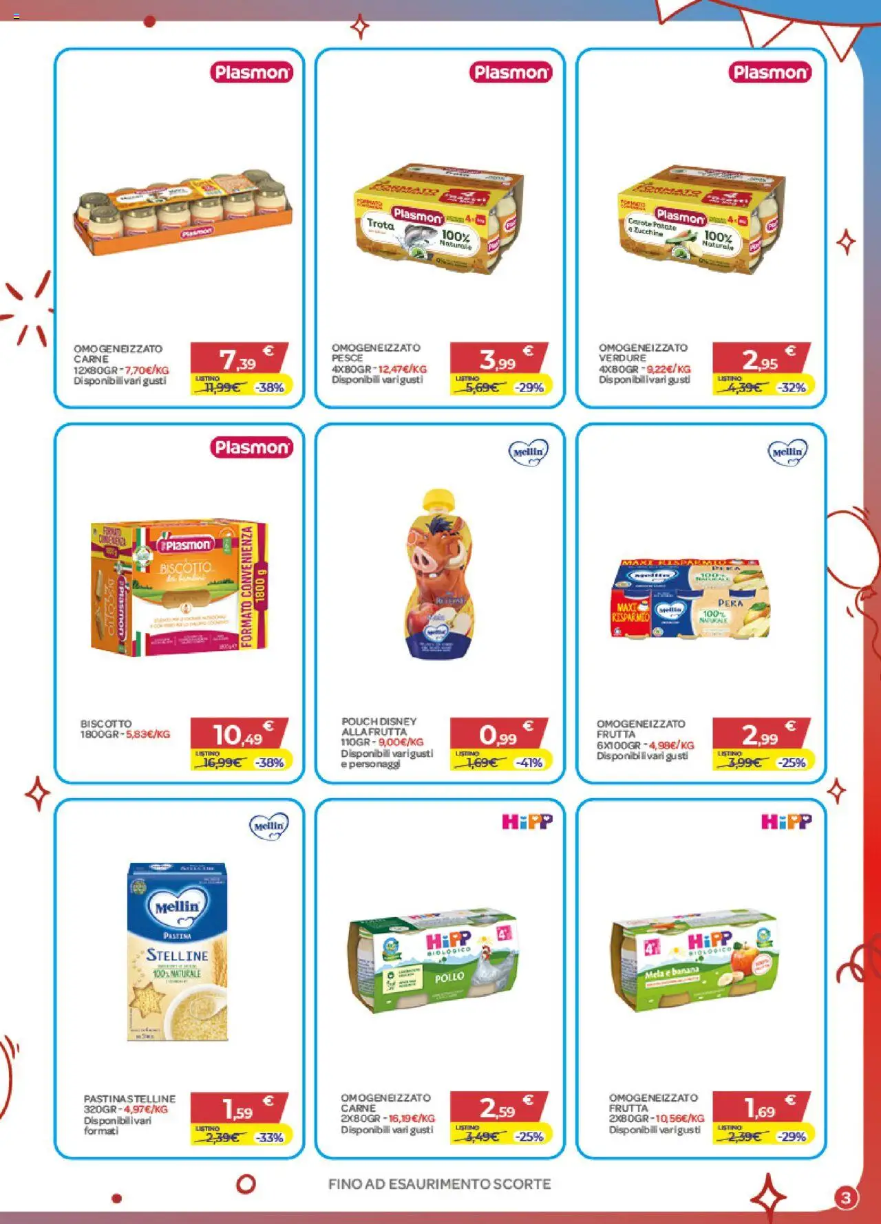 Volantino Bimbo store del 02.10.2025 | Pagina: 3 | Prodotti: Pollo, Patate, Verdure, Pera