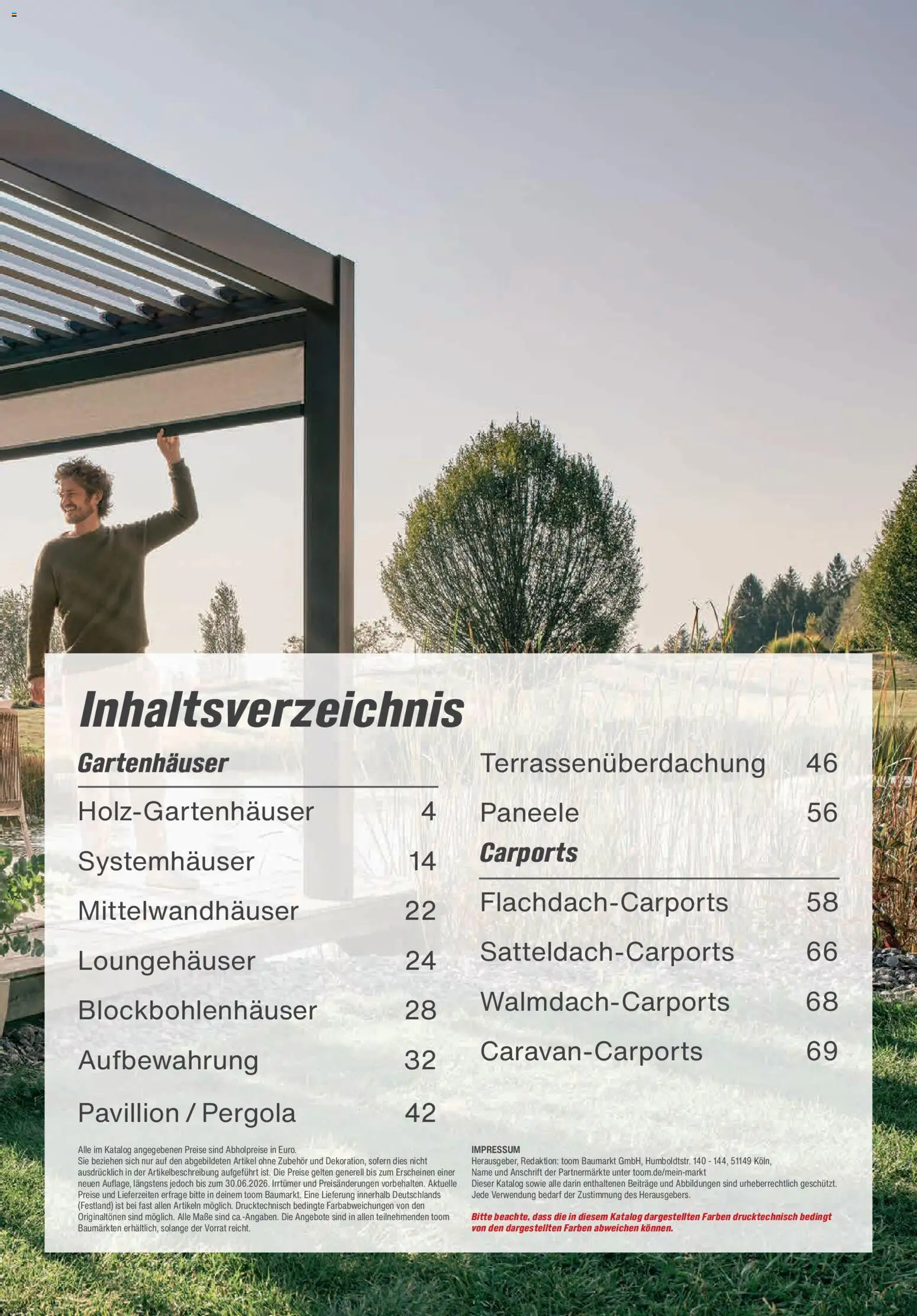 Toom Baumarkt Gartenhäuser & Carports 2026 – gültig ab 20.02.2026 | Seite: 3