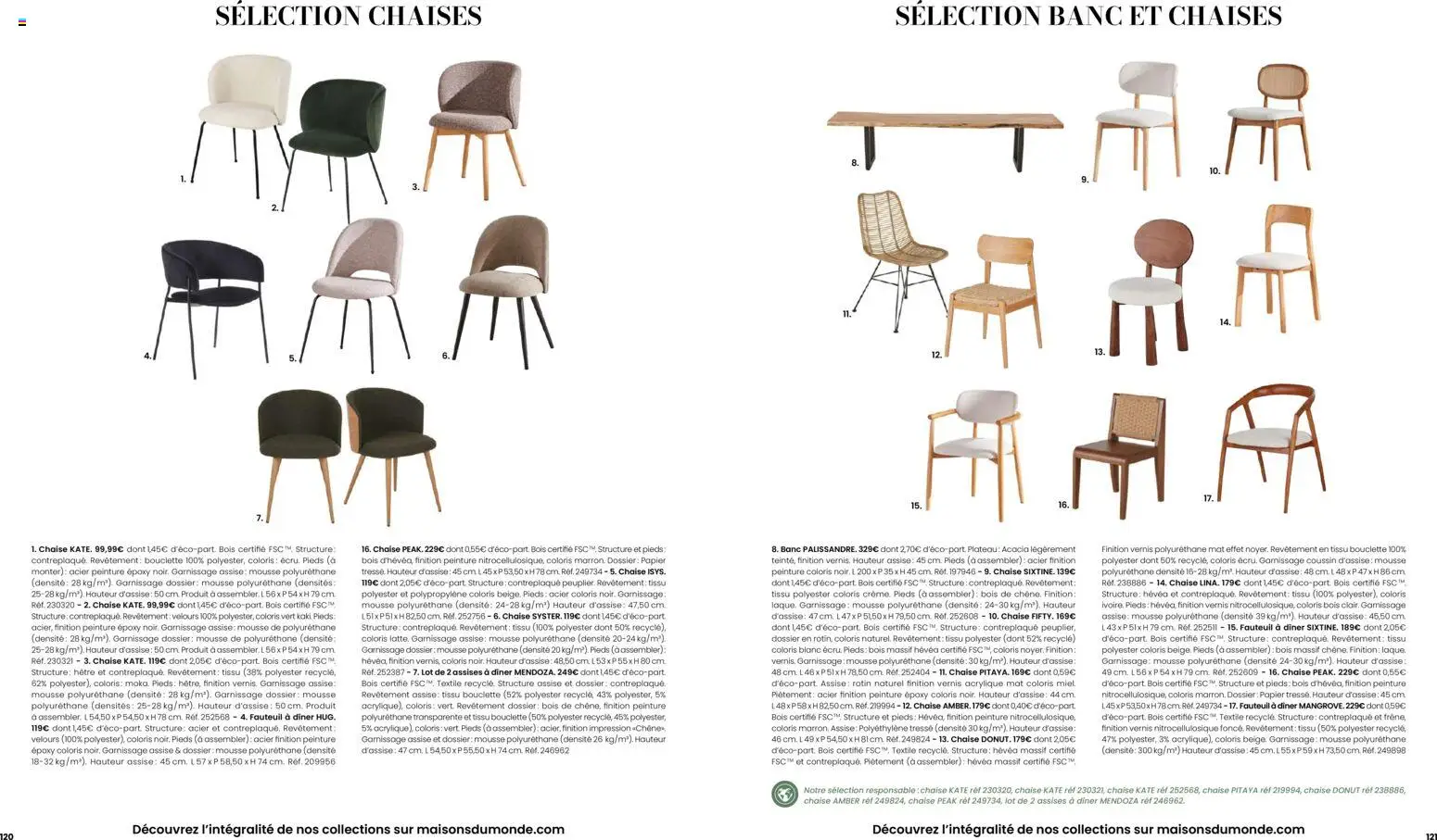 {H1} | Page: 61 | Produits: Plateau, Kaki, Fauteuil, Chaise