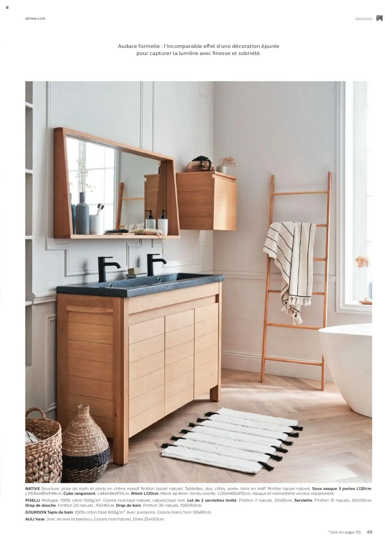 {H1} | Page: 49 | Produits: Coton, Prise, Miroir, Tapis