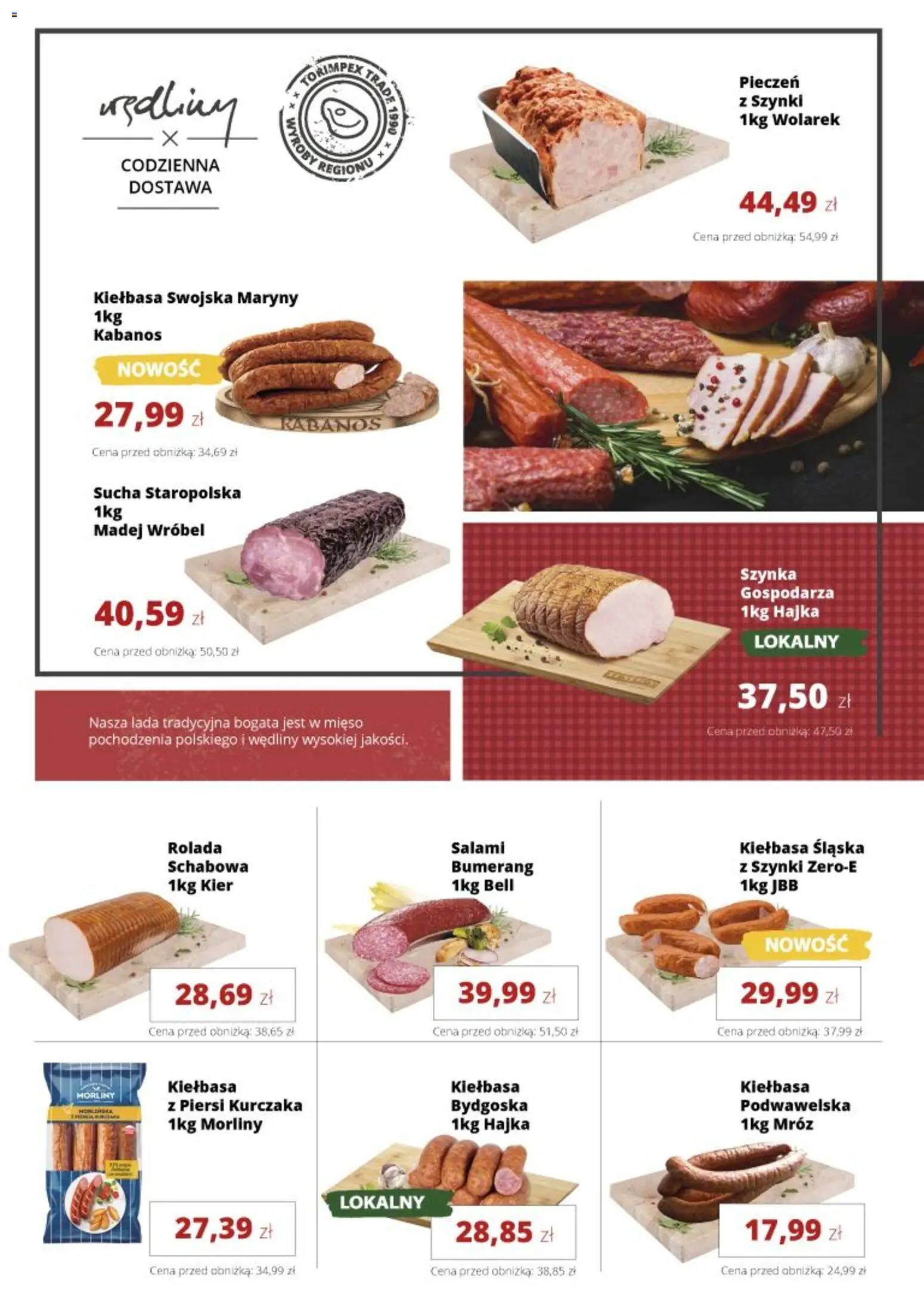 Torimpex Gazetka od 23.02.2026 | Strona: 4 | Produkty: Piersi, Mięso, Kiełbasa śląska, Wędliny