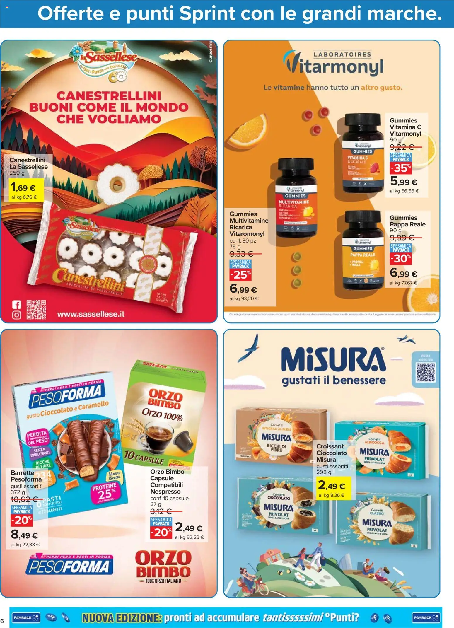 Volantino Carrefour del 02.01.2026 | Pagina: 6 | Prodotti: Uova, Latte, Croissant, Miele