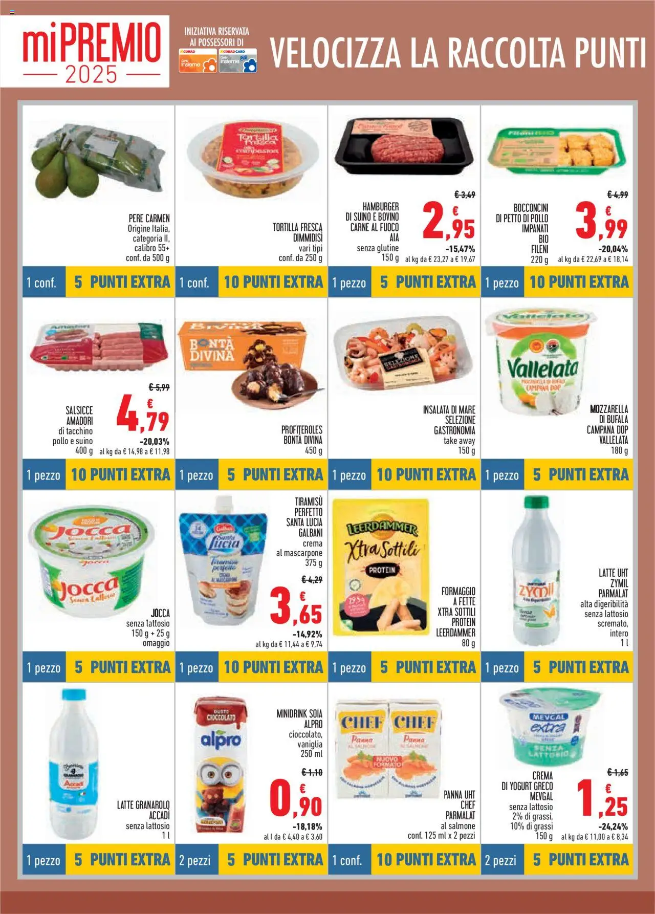 Volantino Conad del 17.07.2025 | Pagina: 8 | Prodotti: Petto di Pollo, Crema, Nuggets, Mascarpone