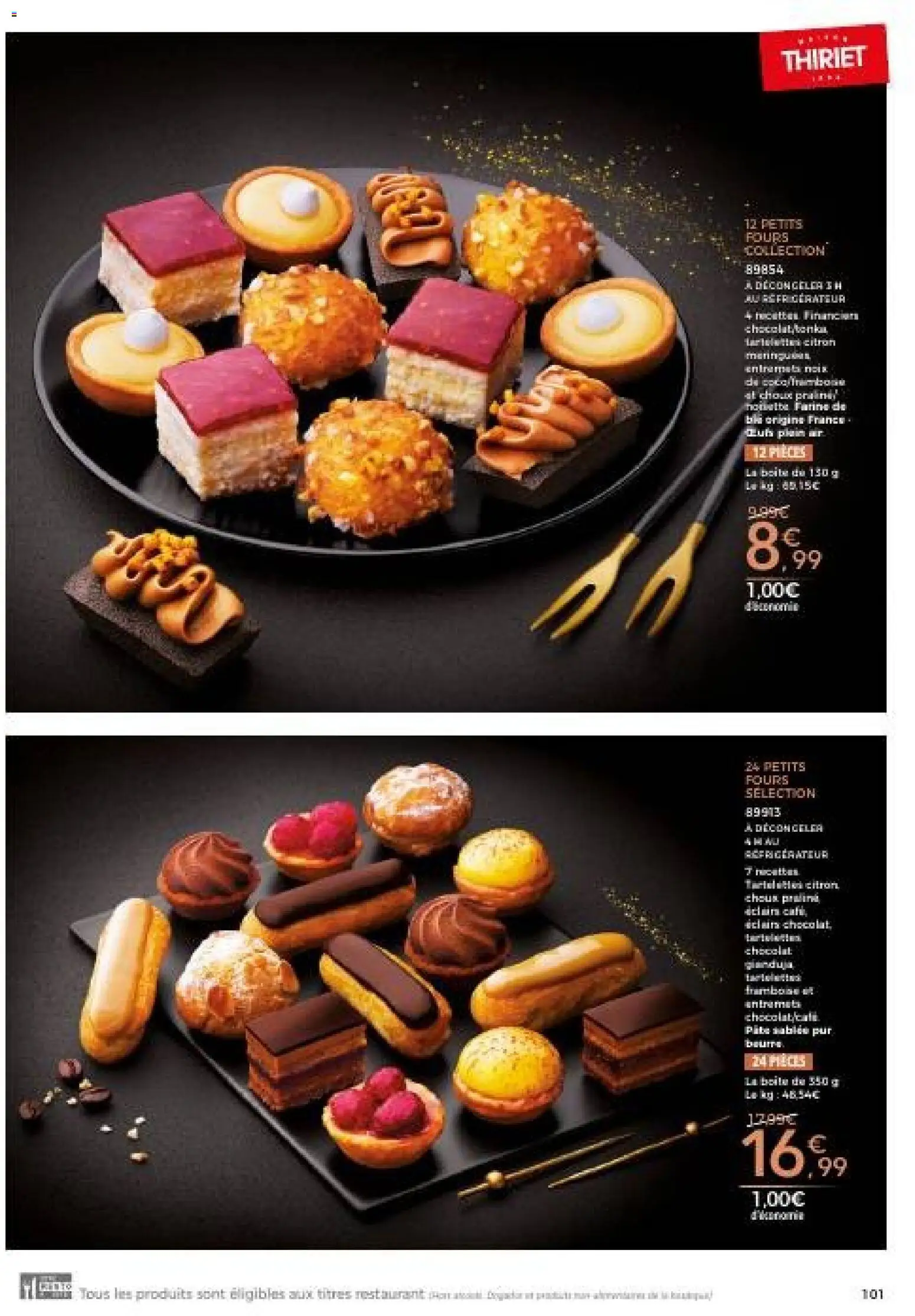 {H1} | Page: 101 | Produits: Citron, Farine, Chocolat