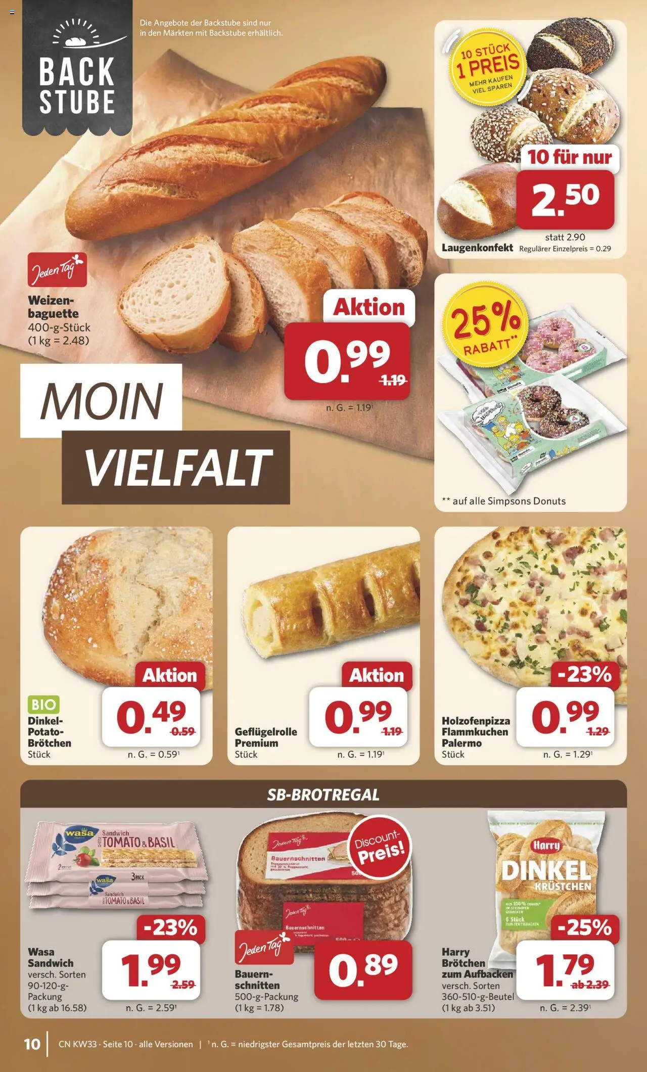 Combi Prospekt 	 - gültig ab dem 11.08.2025 | Seite: 11 | Produkte: Baguette, Donuts