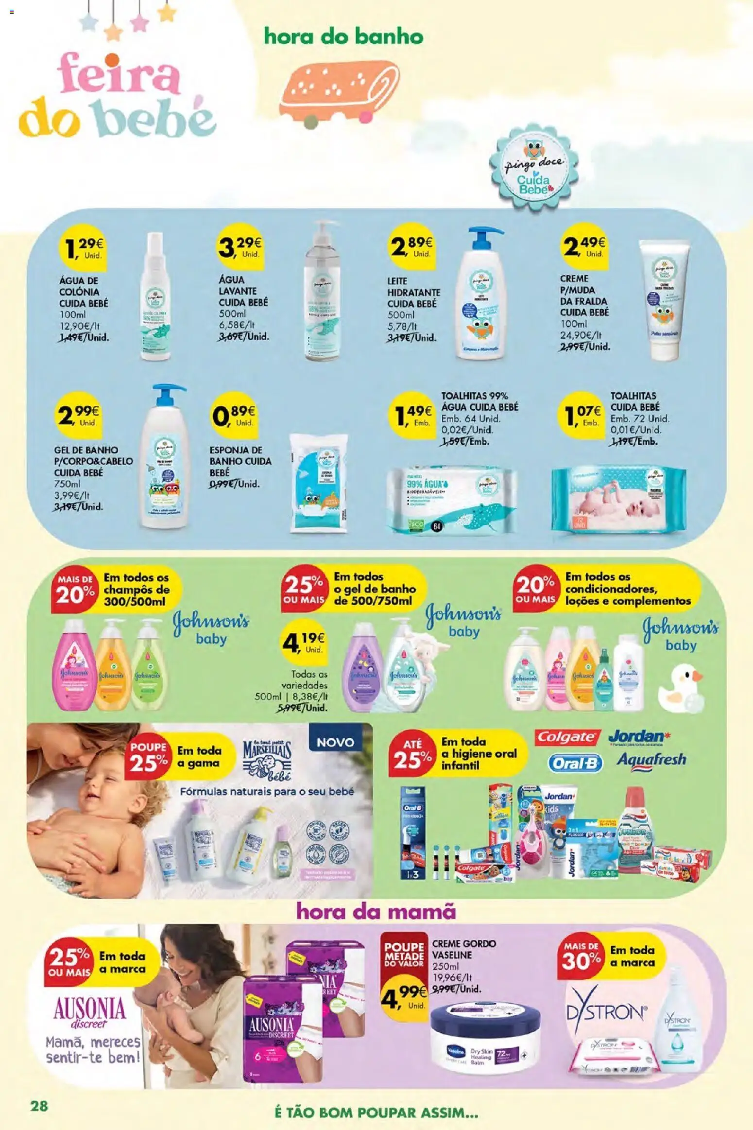 Pingo Doce Poupe Esta Semana Açores │ válido de 07.01.2026 | Página: 28 | Produtos: Shampoo, Leite, Banho, Creme