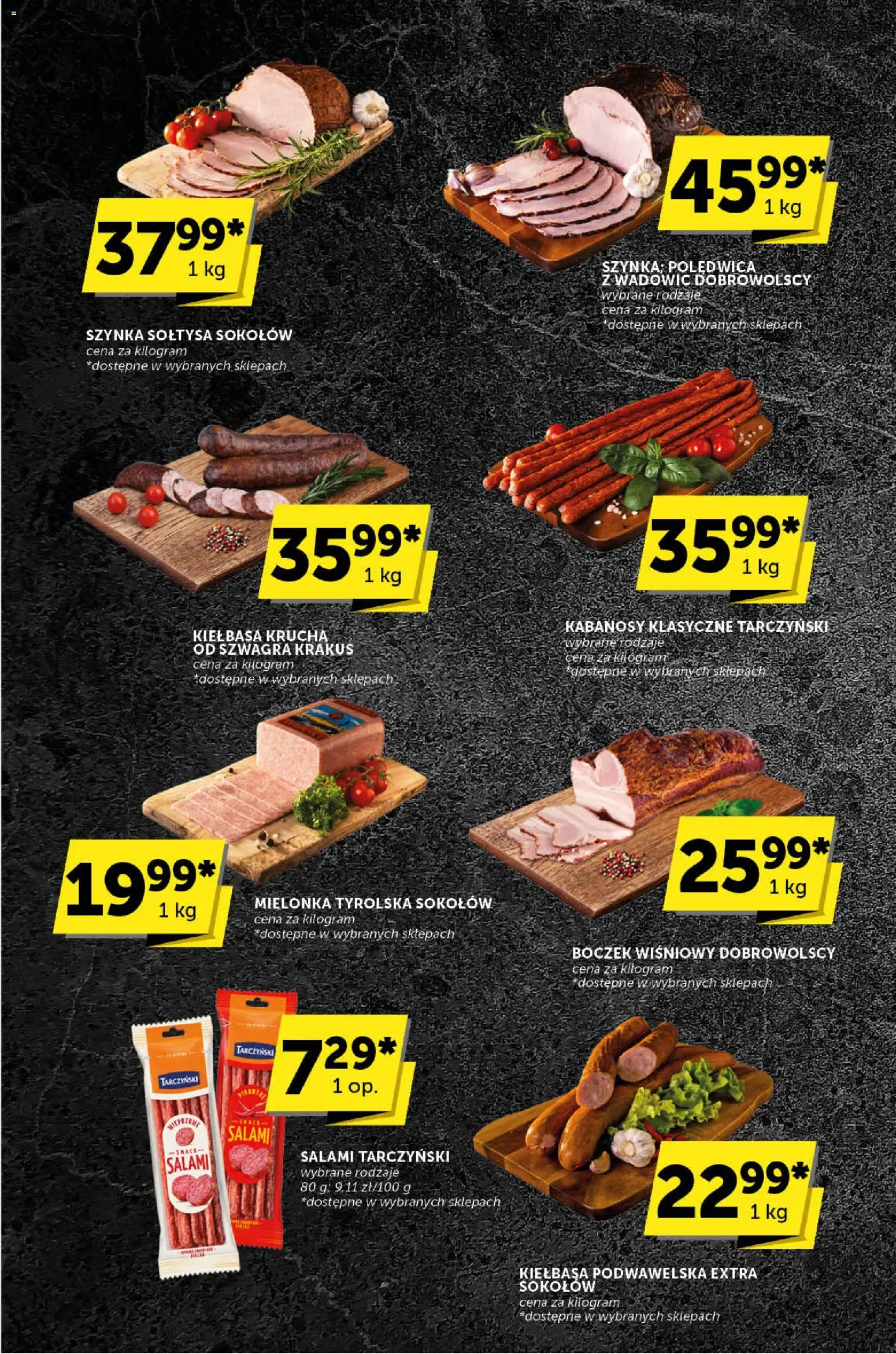 ABC Gazetka - Katalog od 11.12.2025 | Strona: 7 | Produkty: Kiełbasa, Szynka, Boczek, Kiełbasa podwawelska
