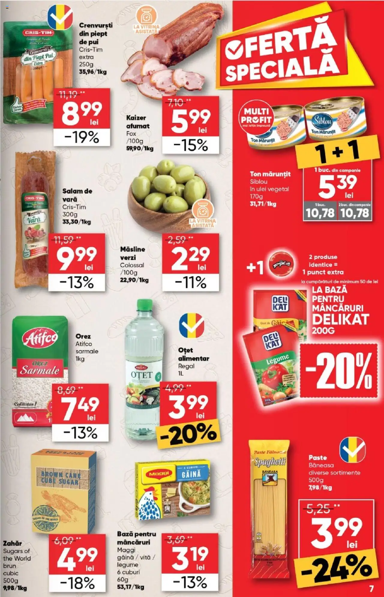 Catalog Profi Super – valabil de la 03.09.2025 | Pagină: 7 | Produse: Hacıyatmaz Kedi Oyuncağı, Vitrină, Ulei, Zahăr