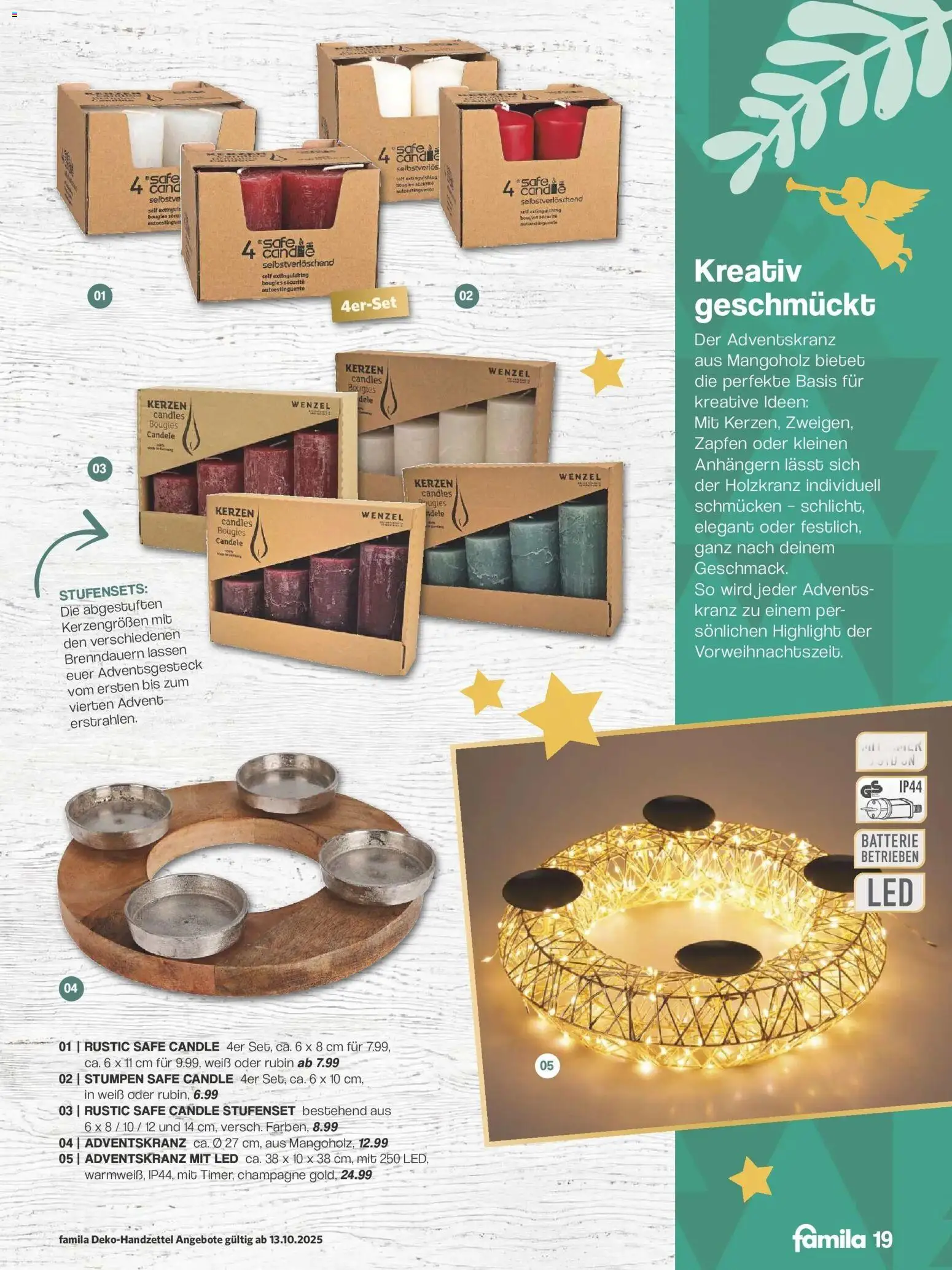 Famila Nordwest - Famila: Weihnachtsdeko – gültig ab 12.10.2025 | Seite: 19 | Produkte: Batterie