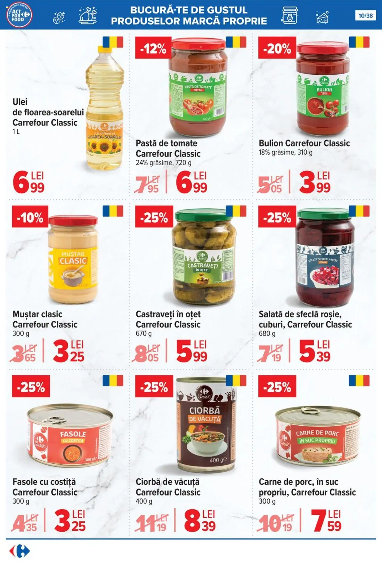 Noul catalog Carrefour – valabil de la 15.10.2025 | Pagină: 10 | Produse: Ulei, Suc, Salată, Sfeclă