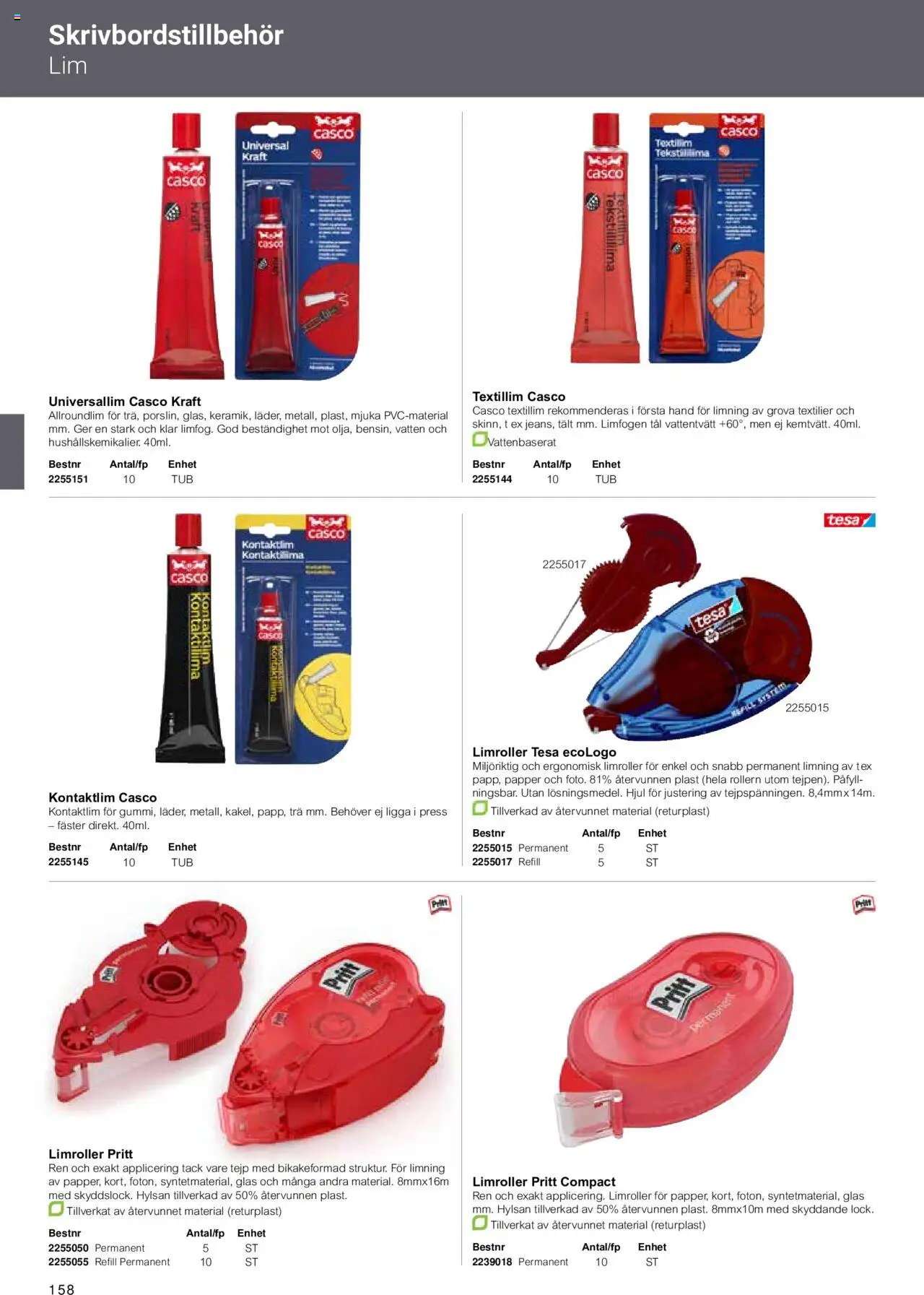 Office Depot reklamblad aktuell från 15.02.2024 | Sida: 160 | Produkter: Tält, Papper, Tejp