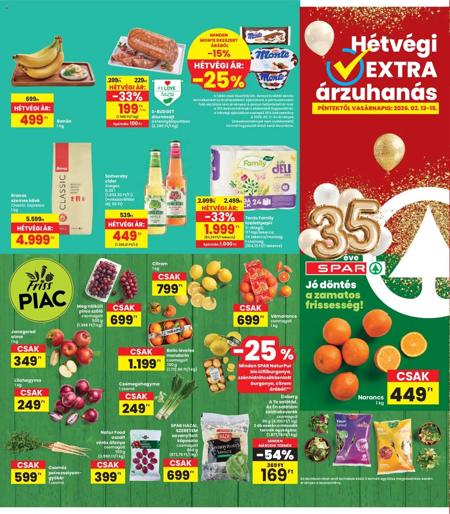 Interspar akciós ujság - amely érvényes a következő dátumtól: 12.02.2026 | Oldal: 20