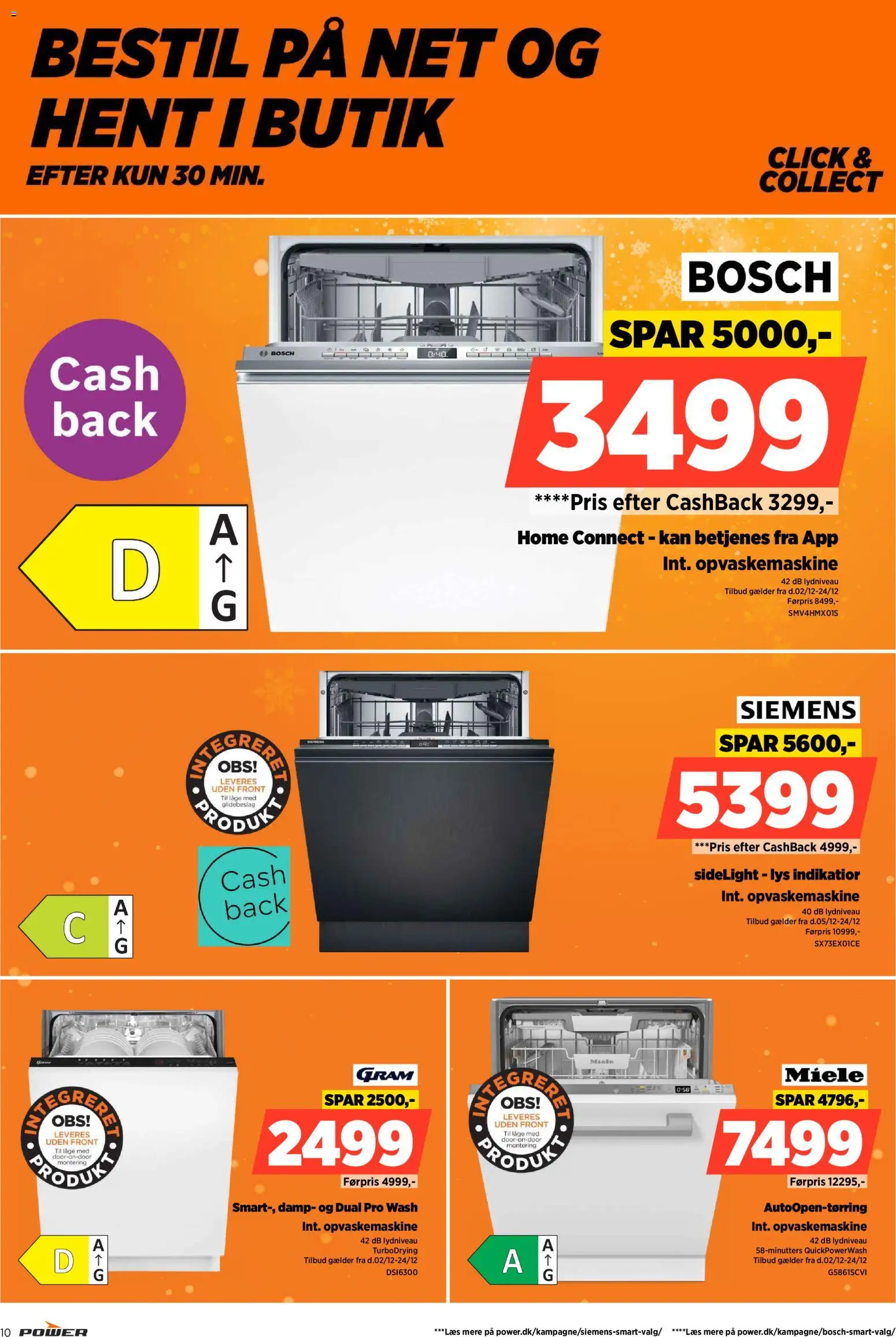 Power tilbudsavis – gyldig fra 02.12.2025 | Side: 10 | Produkter: Opvaskemaskine