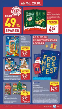 Aldi Prospekt 	 ab 20.10.2025 gültig | Seite: 13 | Produkte: Haribo, Kinder bueno