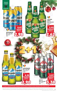 Ofertele Kaufland valabile de la 10.12.2025 | Pagină: 45 | Produse: Atıştırmalık, Bere, Plastik Kulübe
