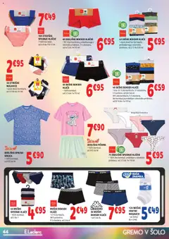 E.leclerc - Katalog Gremo v šolo │ velja od 06.08.2025 | Stran: 13 | Izdelki: Srajca, Pižama, Hlace, Spodnje hlace