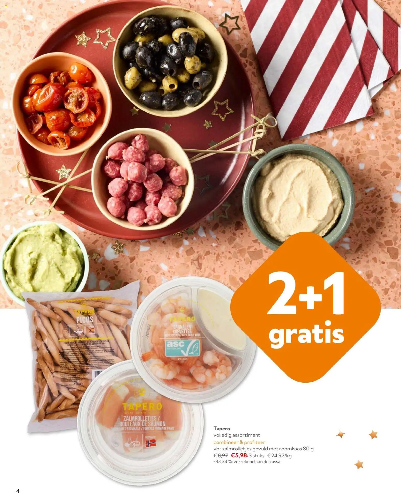 {H1} | Pagina: 4 | Producten: Roomkaas, Kekszek