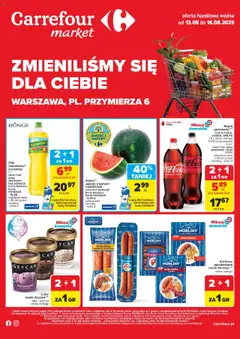 Pogląd oferty "Carrefour Gazetka - Zmieniliśmy się dla Ciebie" - ważna od 13.08.2025