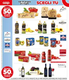 Volantino COOP del 19.06.2025 | Pagina: 2 | Prodotti: Riso, Olive, Carciofi, Tonno