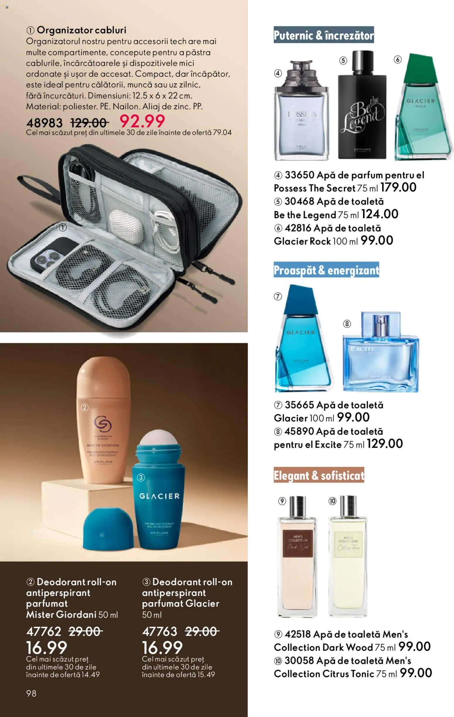 Noul catalog Oriflame – valabil de la 11.02.2026 | Pagină: 98 | Produse: Apă de parfum, Mici, Parfum, Antiperspirant