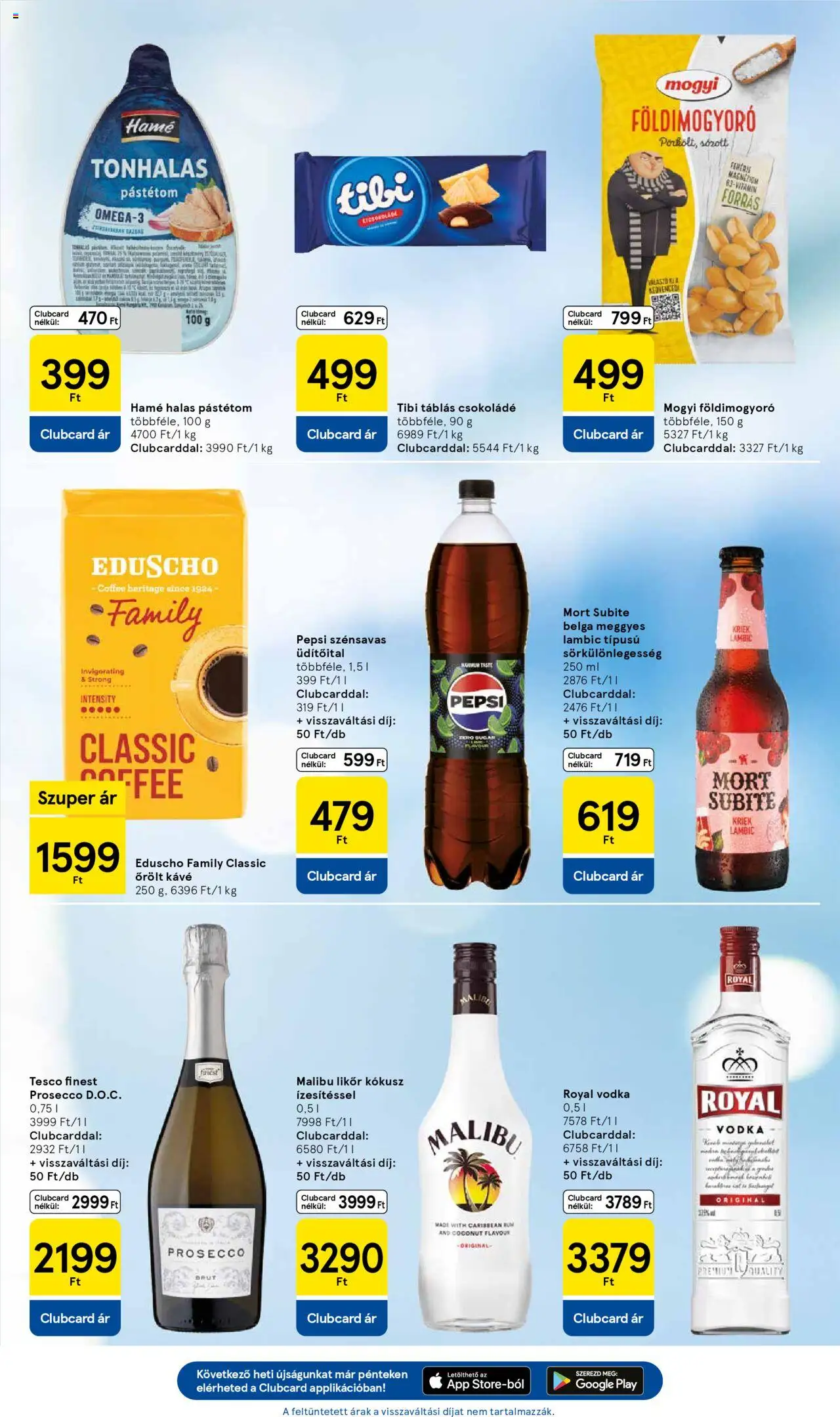 Tesco akciós ujság - amely érvényes a következő dátumtól: 03.07.2025 | Oldal: 5 | Termékek: Rum, Kávé, Őrölt kávé, Földimogyoró