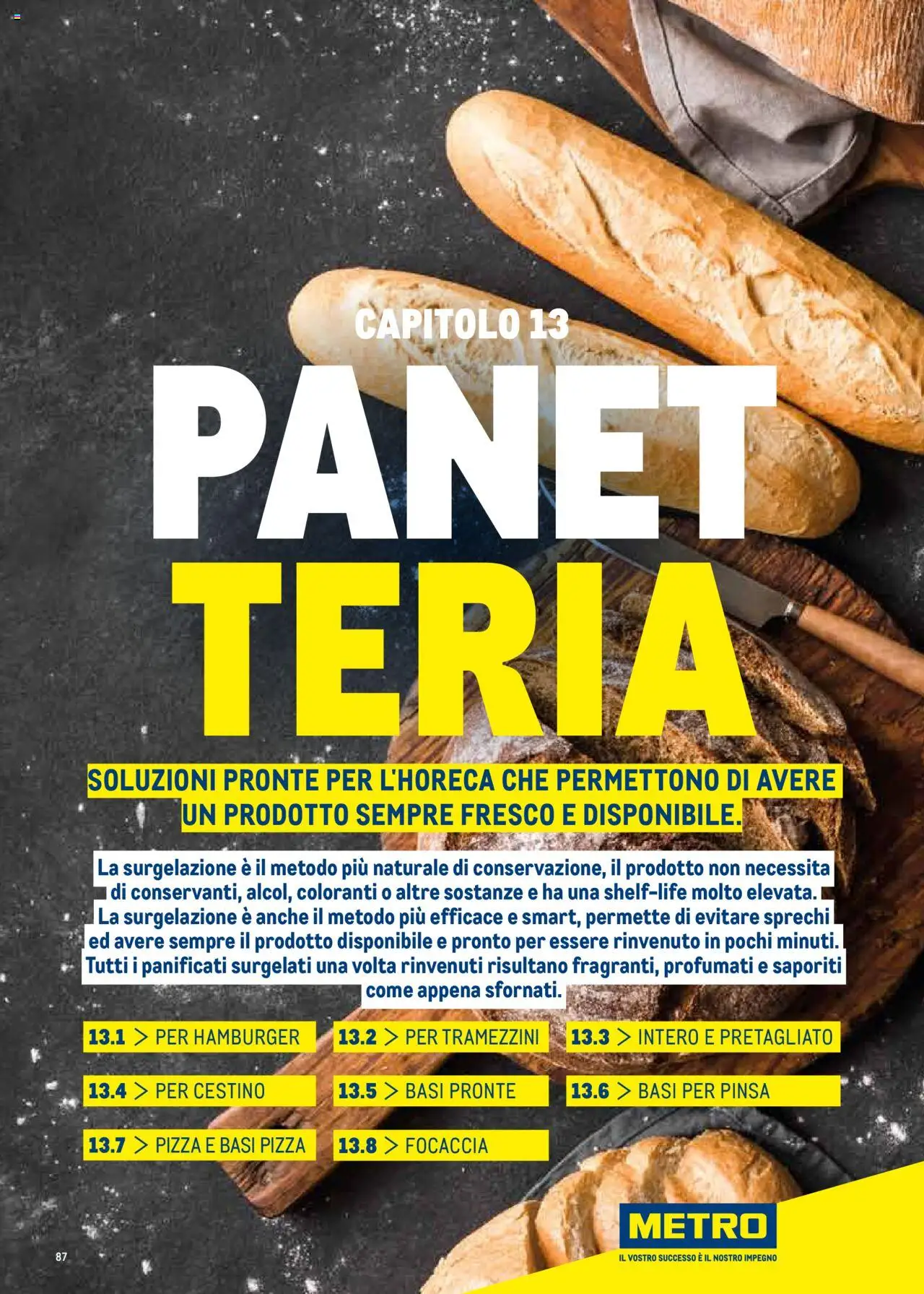 Volantino Metro del 30.06.2025 | Pagina: 87 | Prodotti: Focaccia, Metro, Hamburger, Cestino