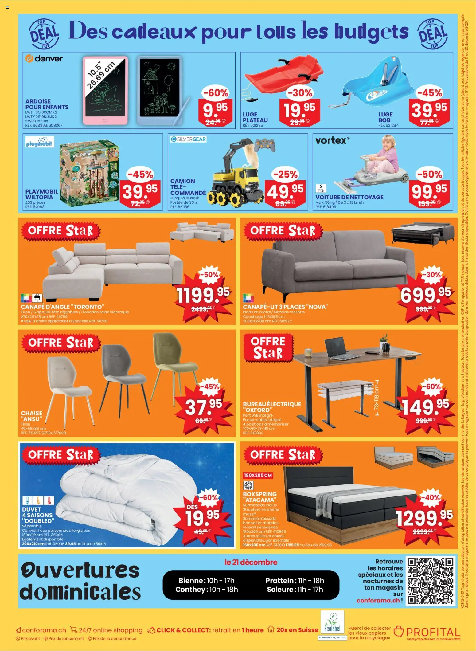 Conforama Aktionen Super Soldes – gültig ab 17.12.2025 | Seite: 24 | Produkte: Usb