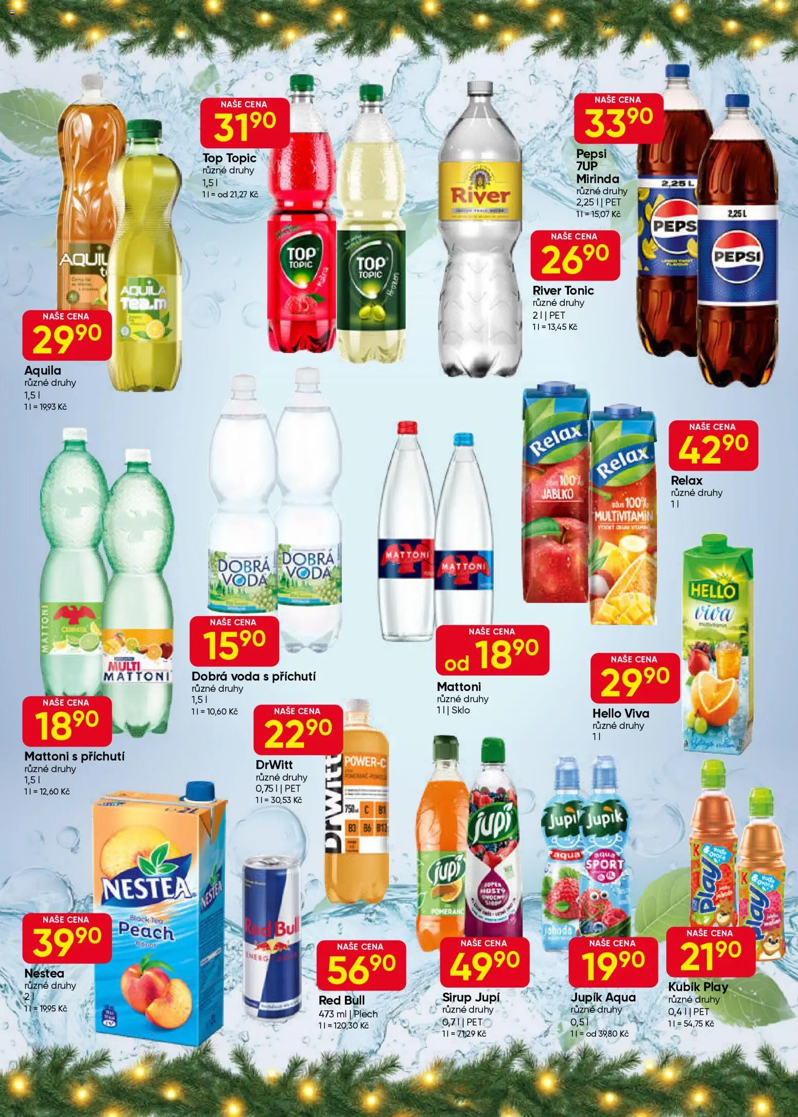 Hruška leták od 17.12.2025 | Strana: 6 | Produkty: Mattoni, Voda, Plech, Mirinda