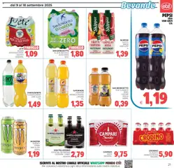 Volantino Eté del 09.09.2025 | Pagina: 21 | Prodotti: Agrumi, Pesca, Cedrata, Pepsi