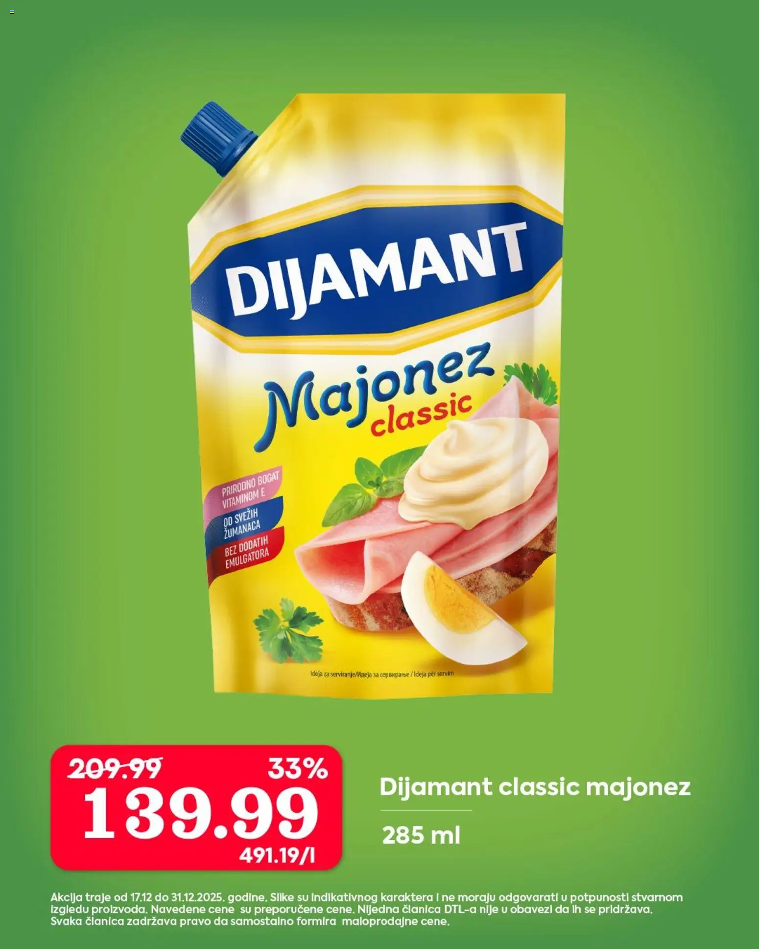 Senta Promet katalog - važi od 17.12.2025 | Strana: 7 | Proizvode: Majonez