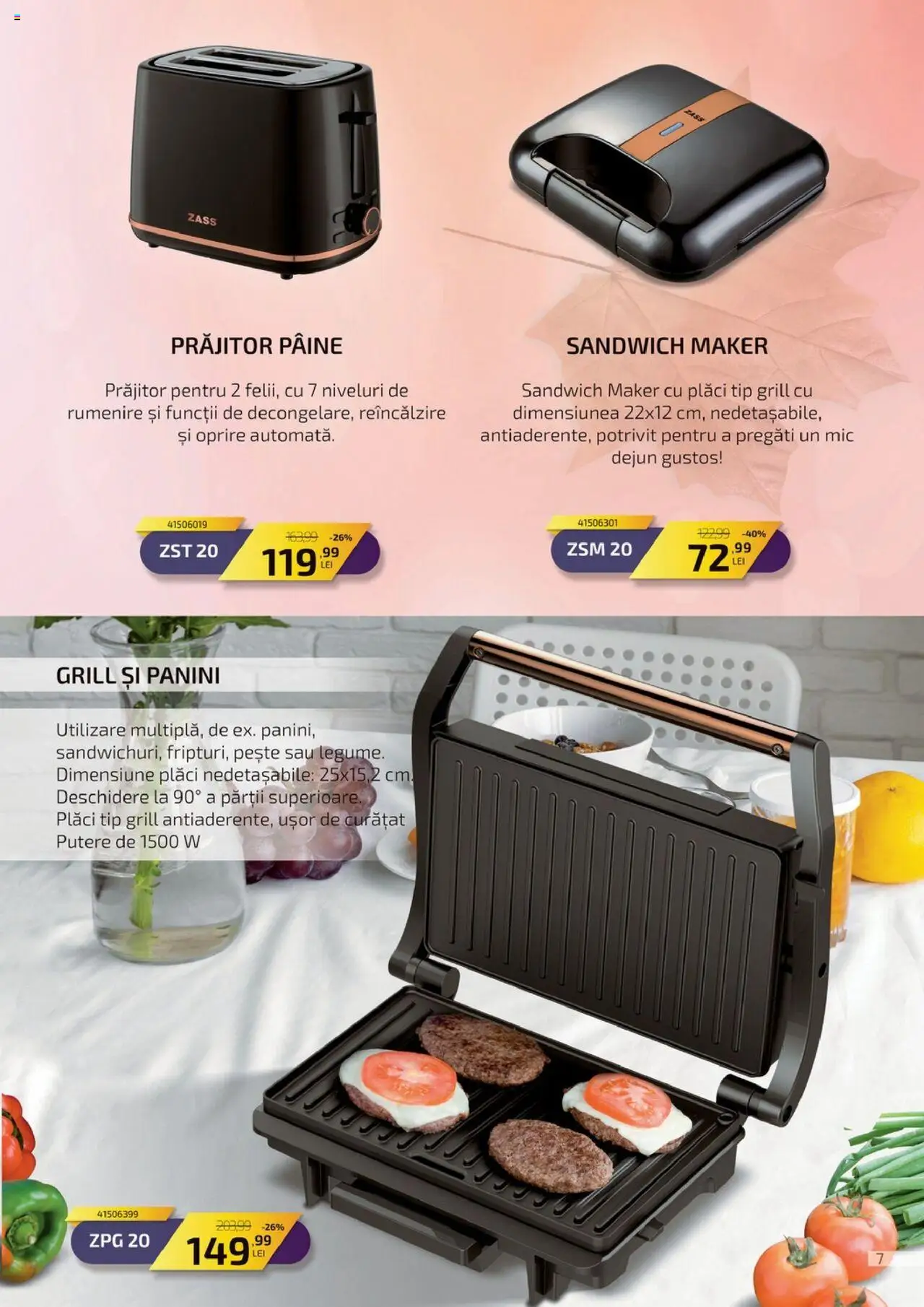 Noul catalog Carrefour – valabil de la 23.09.2025 | Pagină: 7 | Produse: Grill, Pâine, Pește