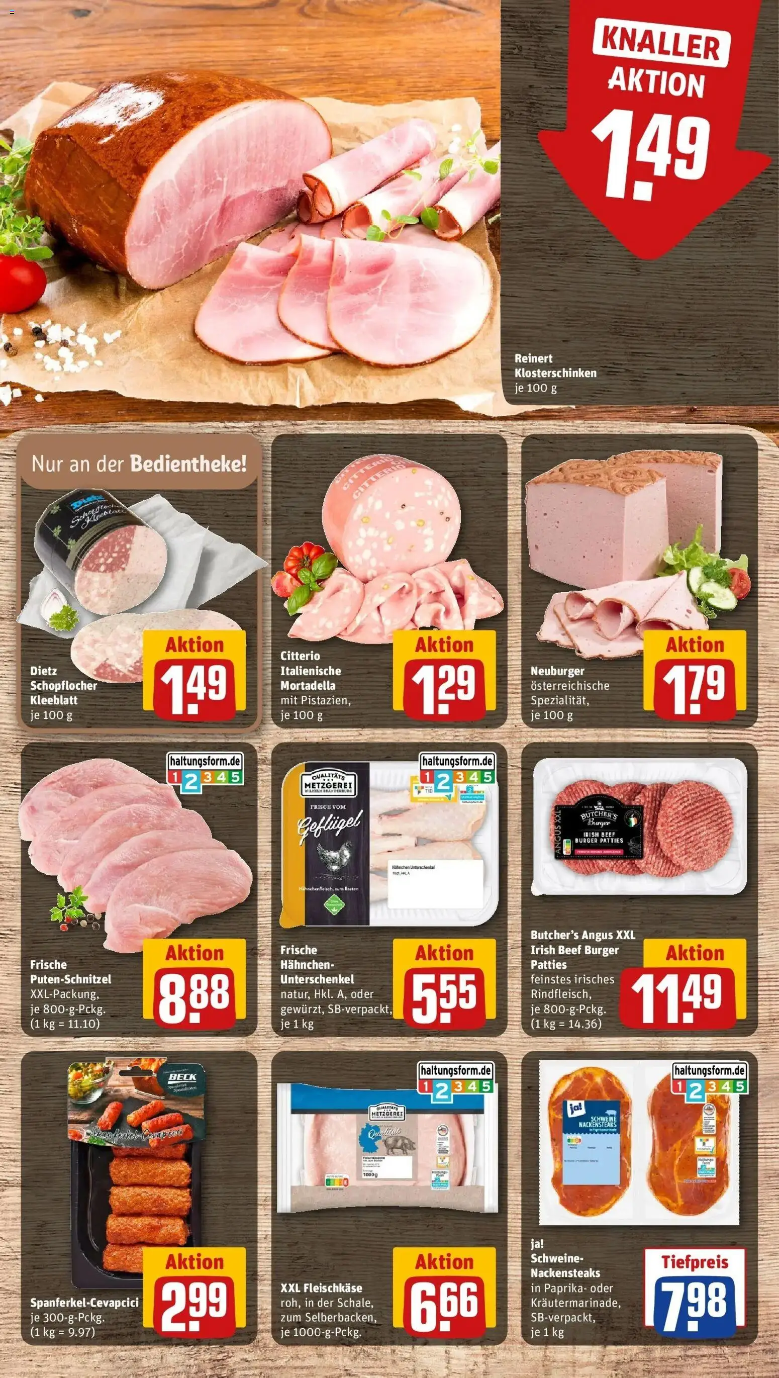 Rewe Prospekt Neu-Ulm	 – gültig ab 15.03.2026 | Seite: 10 | Produkte: Nackensteaks, Burger, Paprika, Putenschnitzel