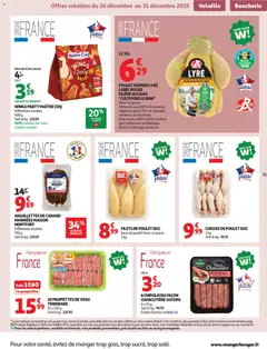 Auchan - Prévisualisation de Auchan prospectus valide à partir de 26.12.2025 | Page: 31 | Produits: Cuisses de poulet, Volaille, Paupiettes de veau, Céréales