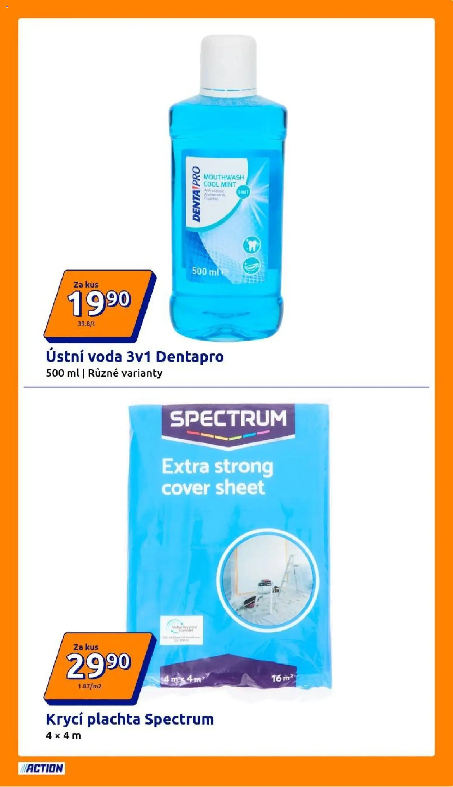 Action leták od 04.03.2026 | Strana: 15 | Produkty: Ústní voda, Voda, Plachta