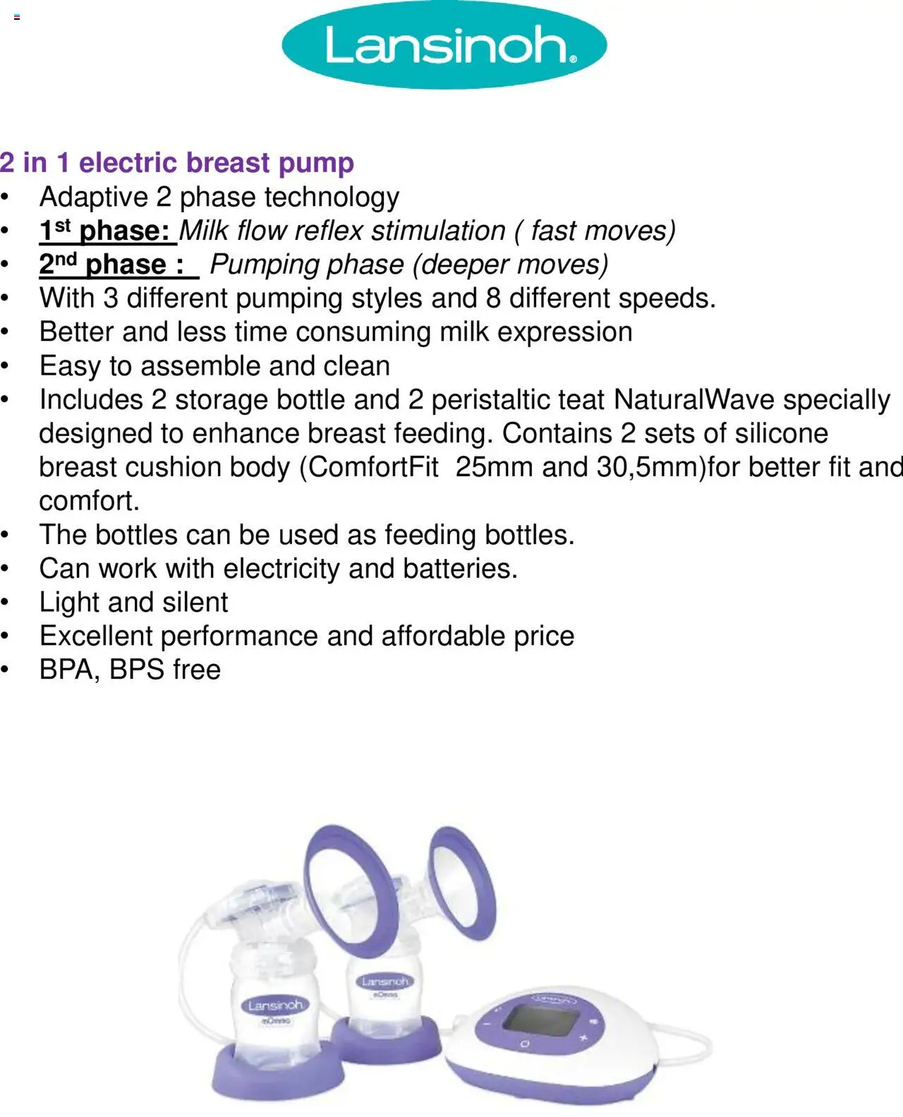 ZORPAS MIKY Baby Centre Κατάλογος Lansinoh – σε ισχύ από 27.06.2025 | Σελίδα: 11