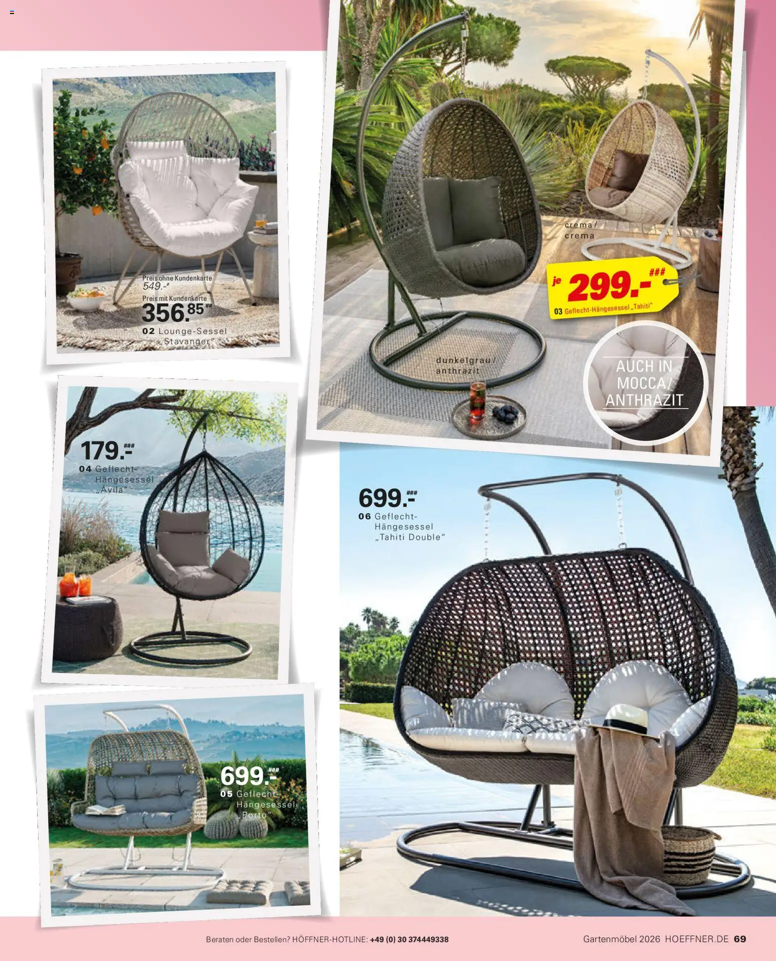 Höffner Prospekt Gartenmöbel – gültig ab 27.03.2026 | Seite: 69 | Produkte: Gartenmöbel
