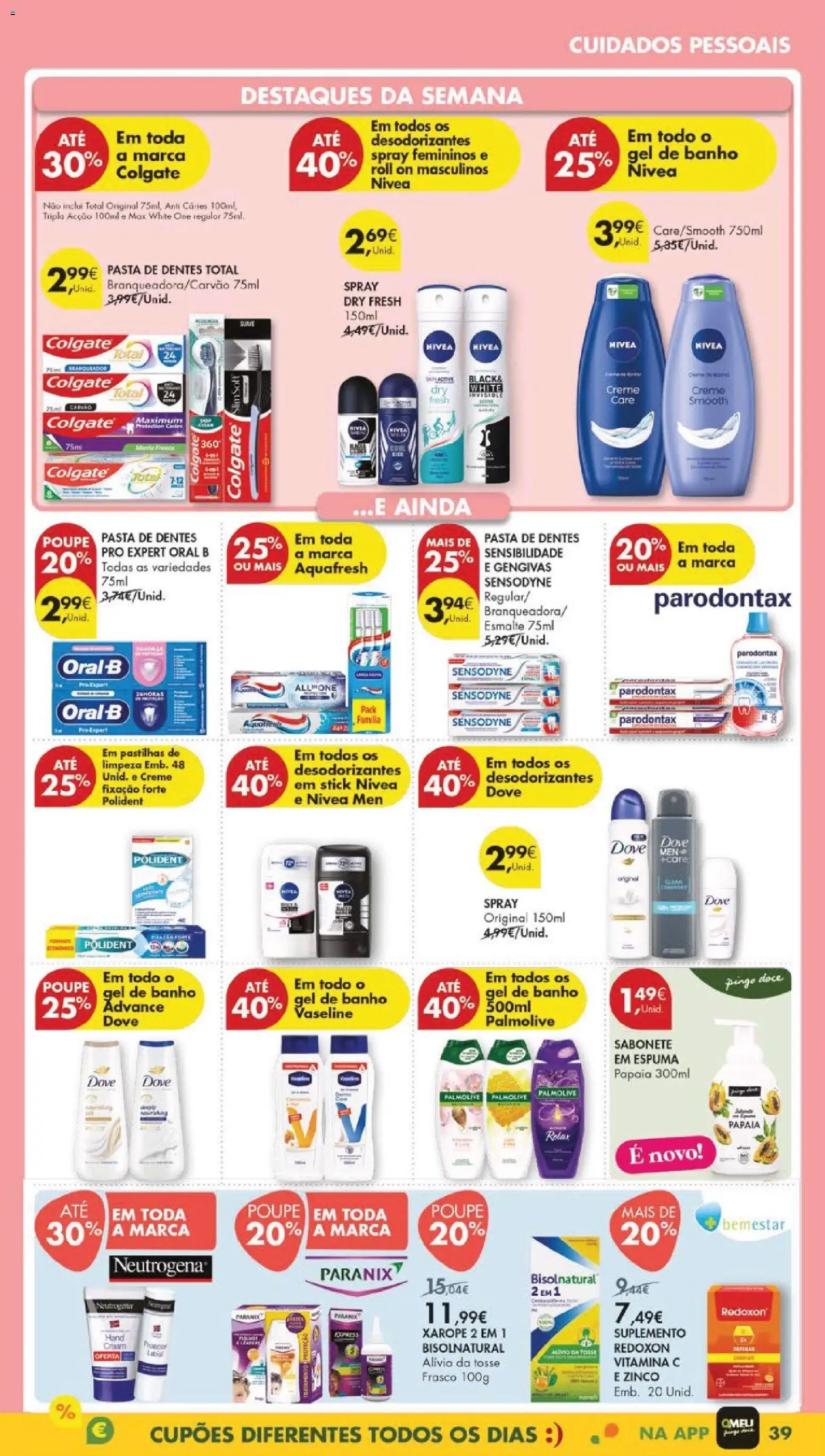 Pingo Doce folheto │ válido de 13.01.2026 | Página: 43 | Produtos: Gel de banho, Banho, Xarope, Creme