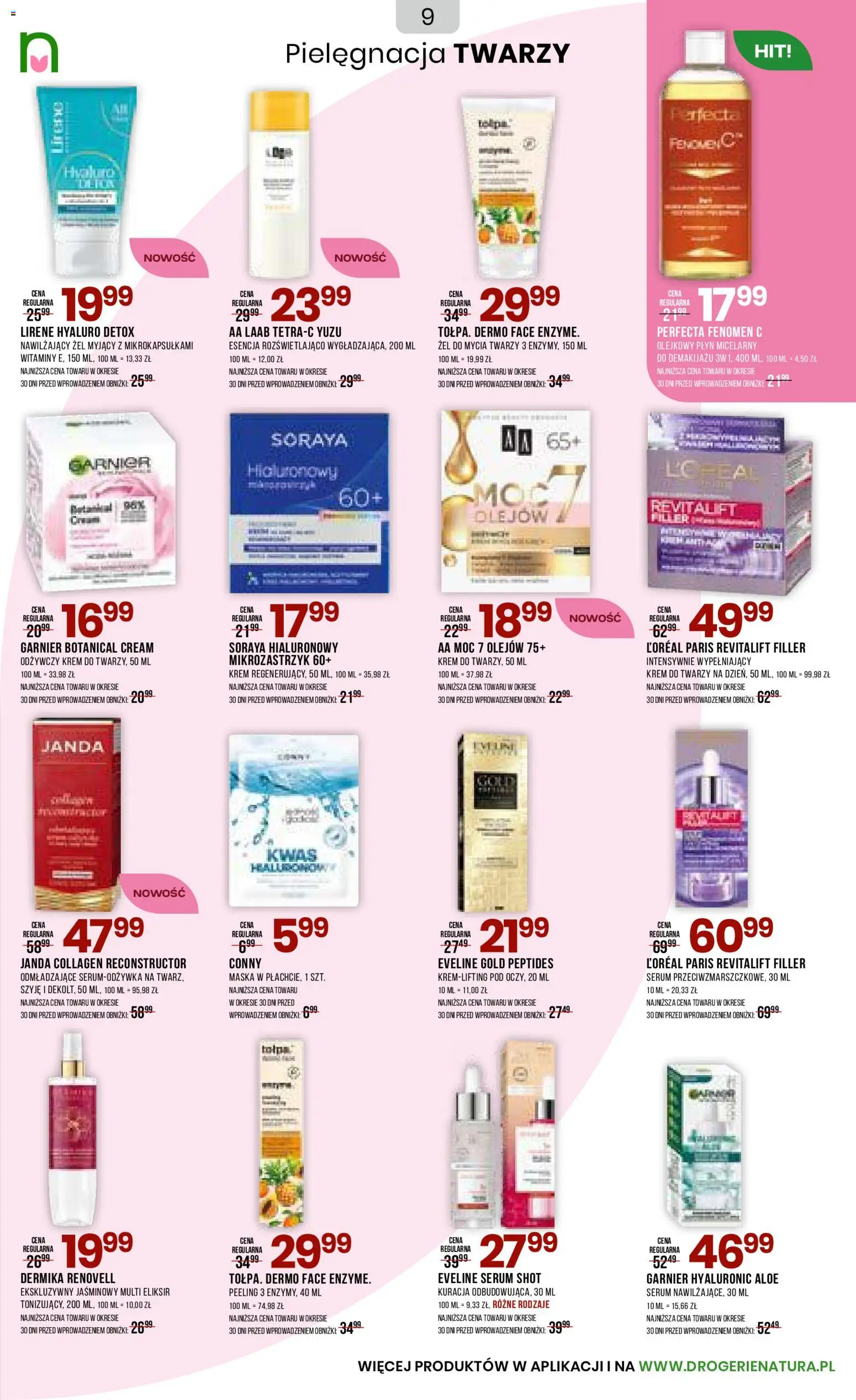 Drogerie Natura Black Friday od 10.11.2025 | Strona: 9 | Produkty: Maska, Peeling, Krem, Krem do twarzy
