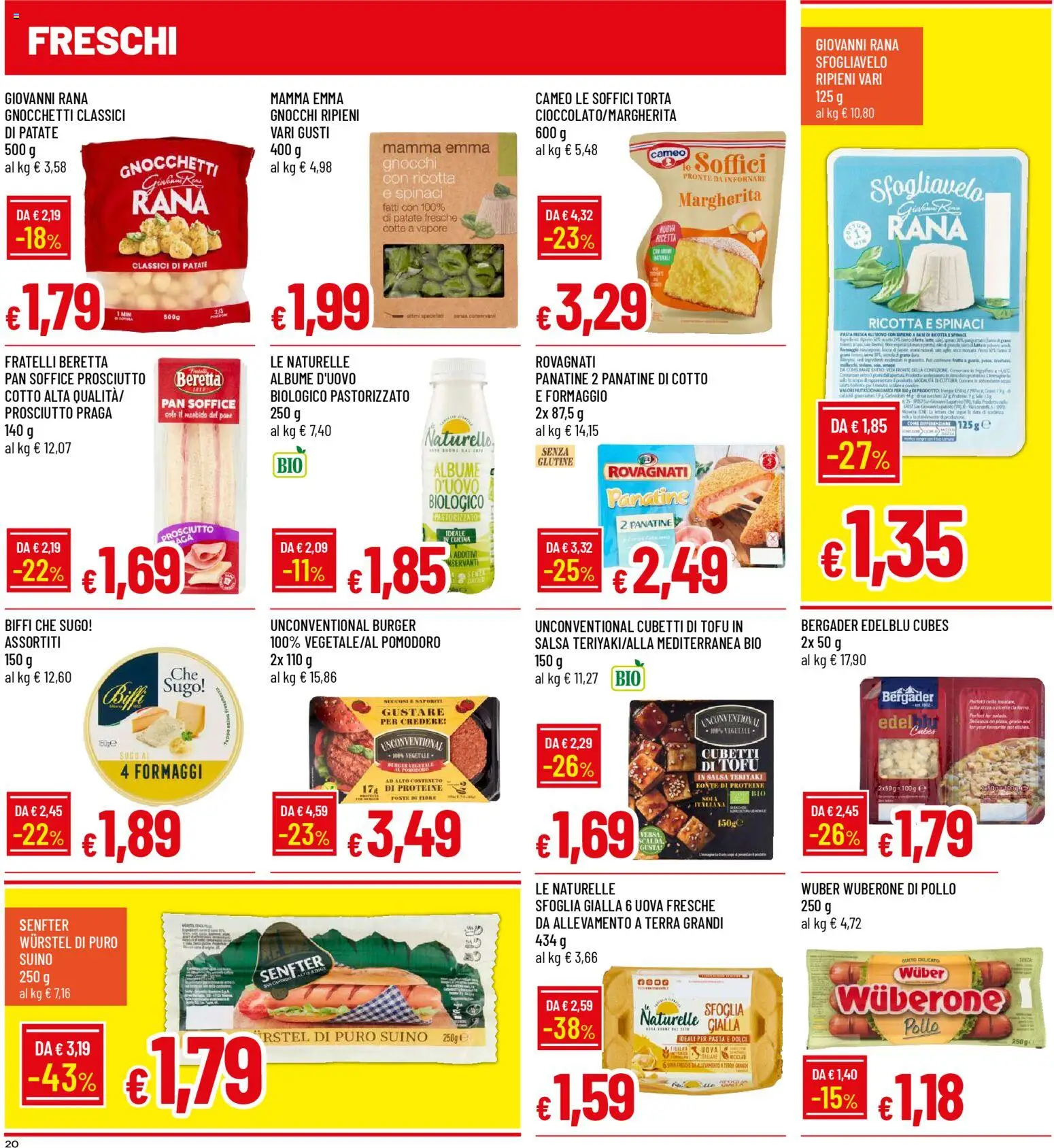 Volantino Galassia del 13.11.2025 | Pagina: 20 | Prodotti: Salsa, Prosciutto, Gnocchetti, Terra