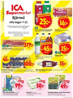 ICA Supermarket - Bjärred - Förhandsvisning av reklamblad från butik ICA Supermarket aktuell från 27.10.2025