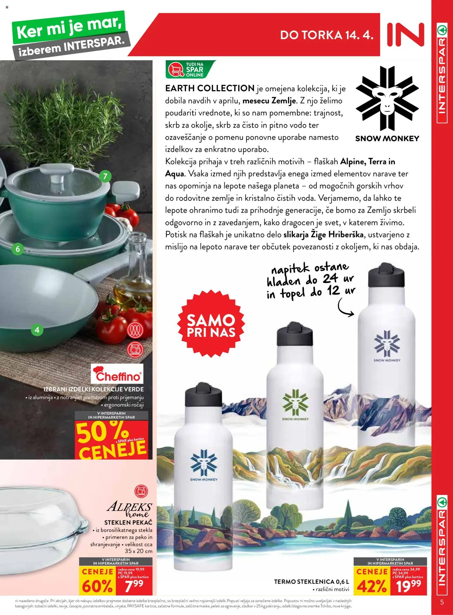 Novi Spar katalog ponudbe – veljaven od 01.04.2026 | Stran: 5 | Izdelki: Steklenica, Sladkor