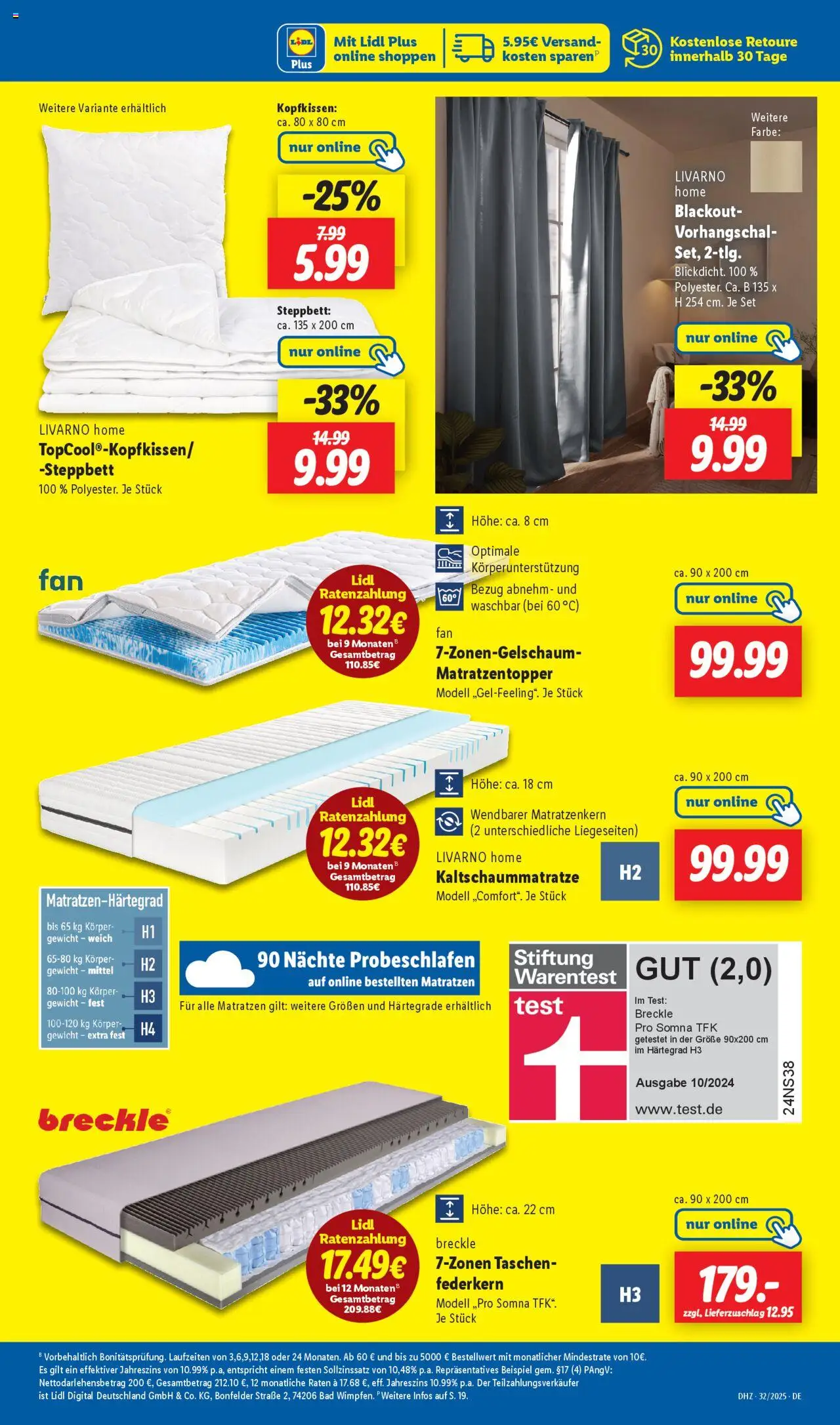 Lidl Prospekt 	 - gültig ab dem 04.08.2025 | Seite: 19 | Produkte: Gewicht, Bad, Kopfkissen
