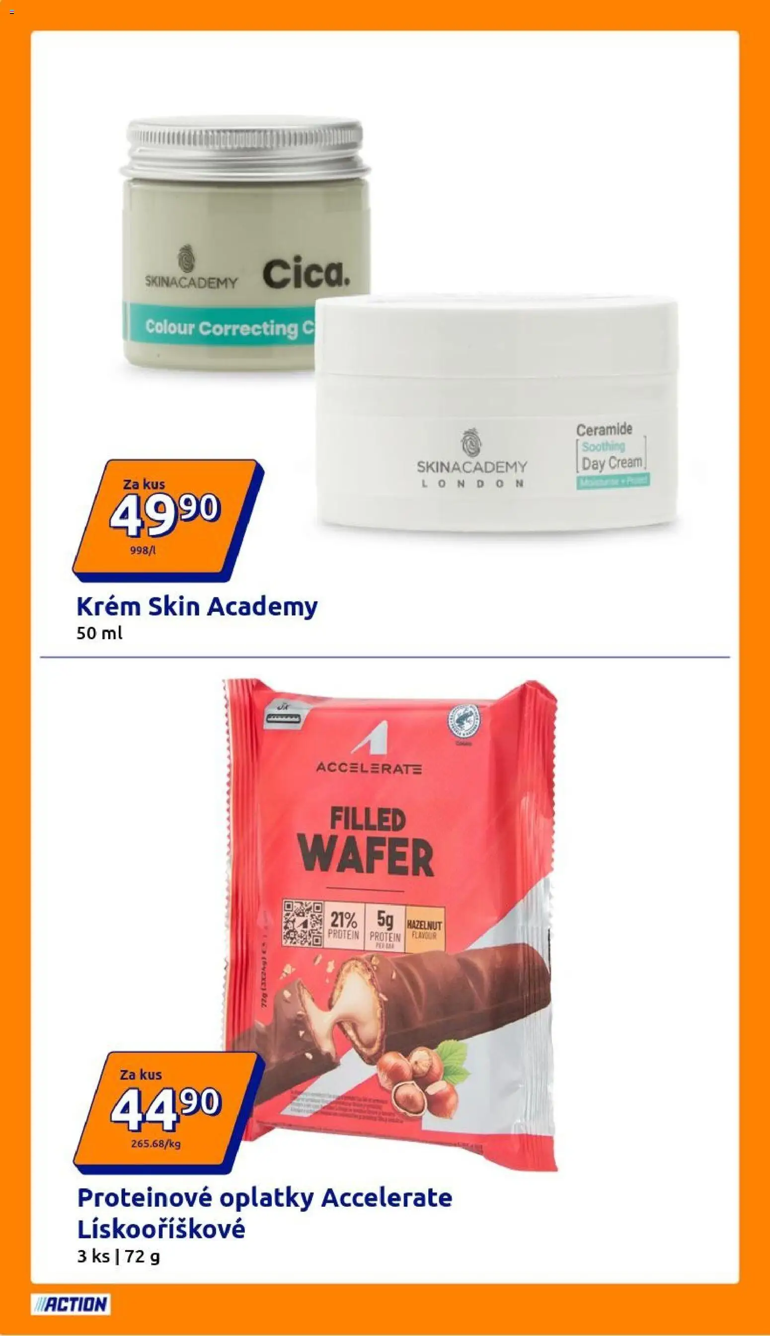 Action leták od 25.02.2026 | Strana: 10 | Produkty: Krém, Protein, Oplatky