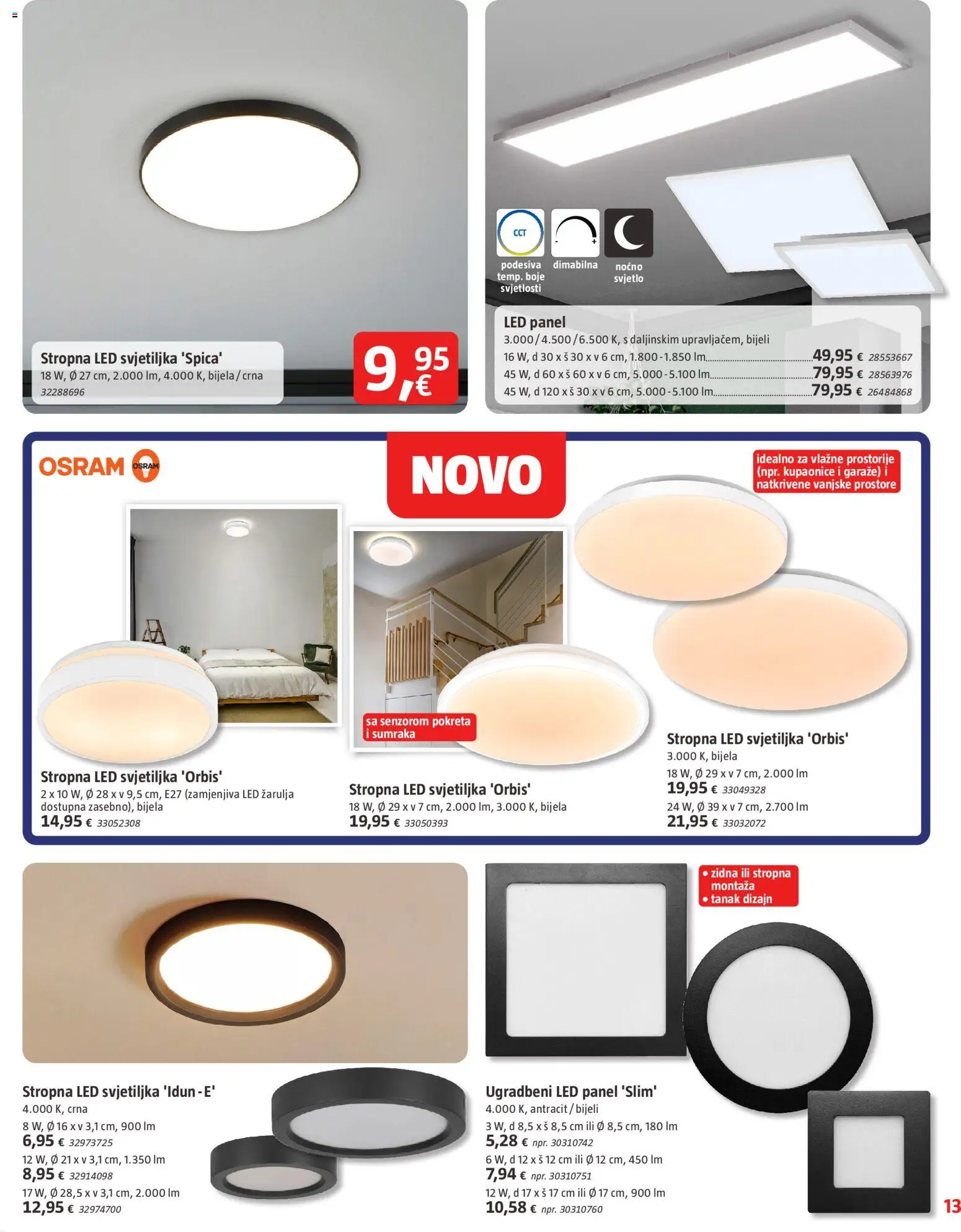 Bauhaus katalog | vrijedi od 01.12.2025 | Stranica: 13 | Proizvodi: Svjetiljka