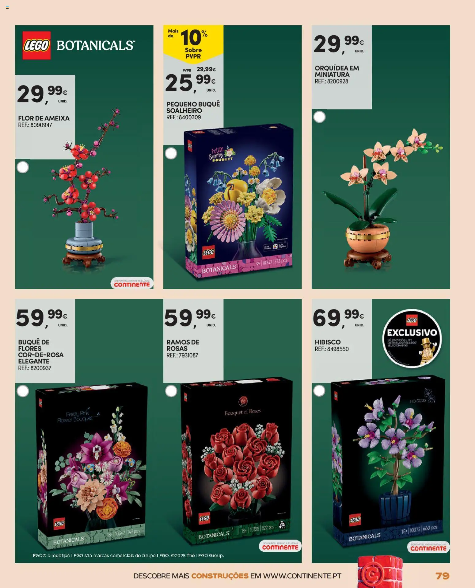Continente - Brinquedos │ válido de 13.11.2025 | Página: 79 | Produtos: Flores