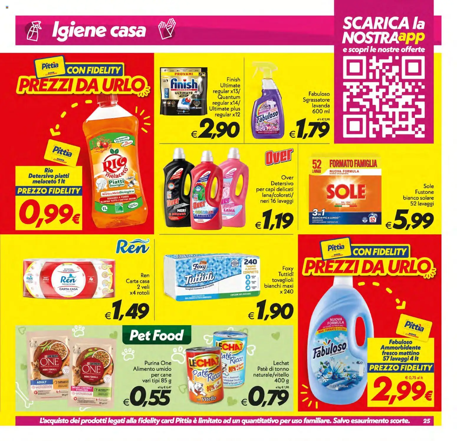 Volantino SuperConveniente del 13.01.2026 | Pagina: 25 | Prodotti: Ammorbidente, Sgrassatore, Vitello, Lavanda