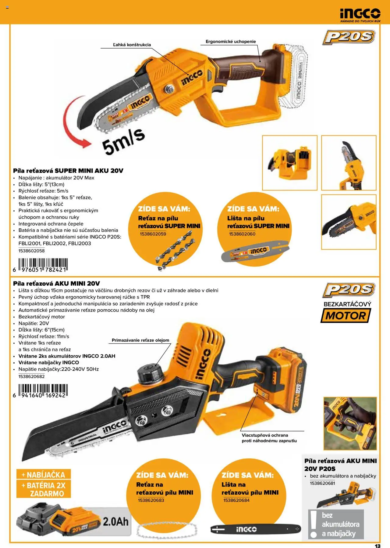 Nové Kinekus akcie – leták je platný od 28.04.2025 | Strana: 13 | Produkty: Píla, Náradie, Nabíjačka, Aku