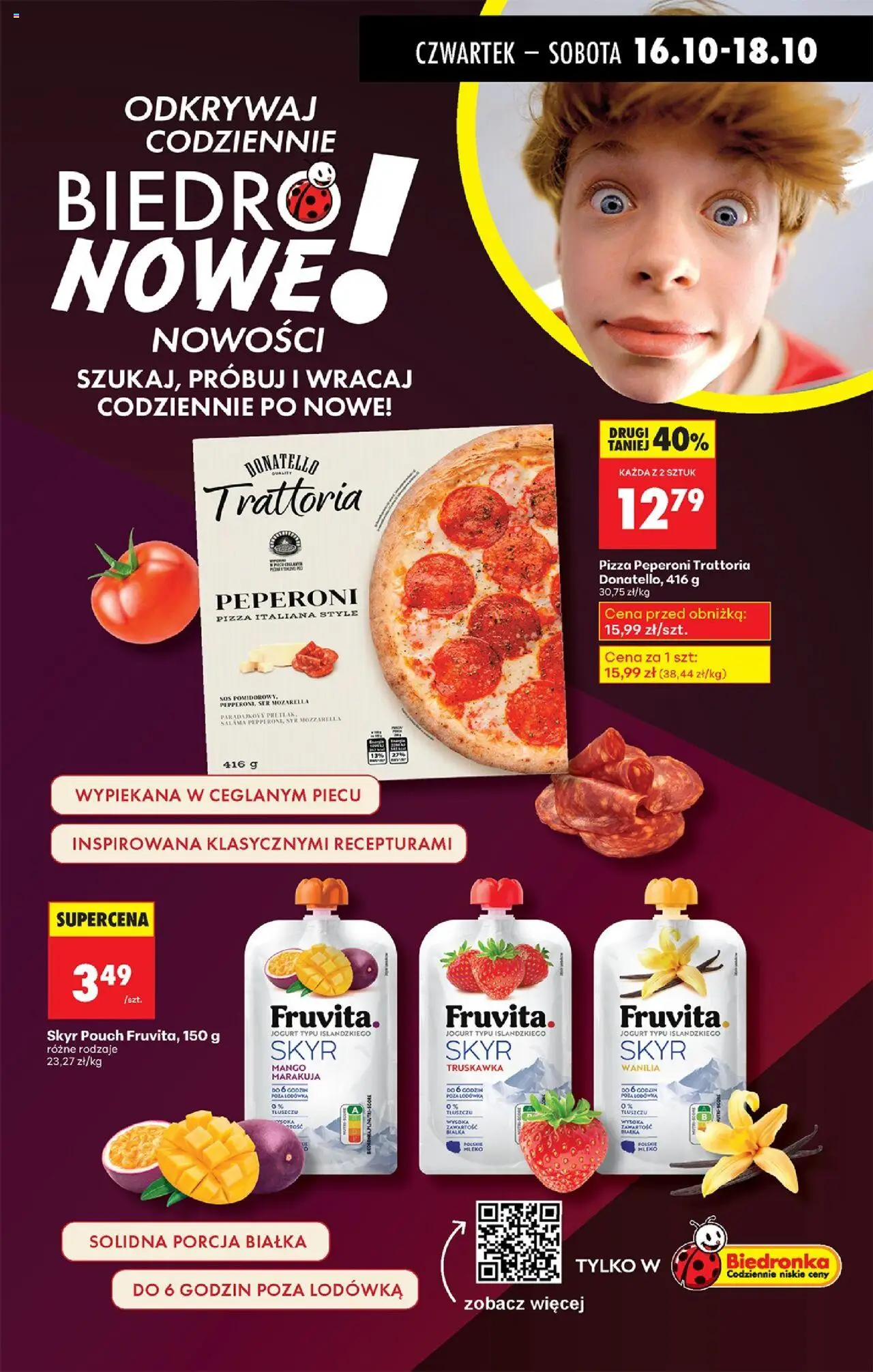 Biedronka gazetka - Oferta w tym tygodniu od 16.10.2025 | Strona: 37 | Produkty: Ser, Mozzarella, Sos, Skyr