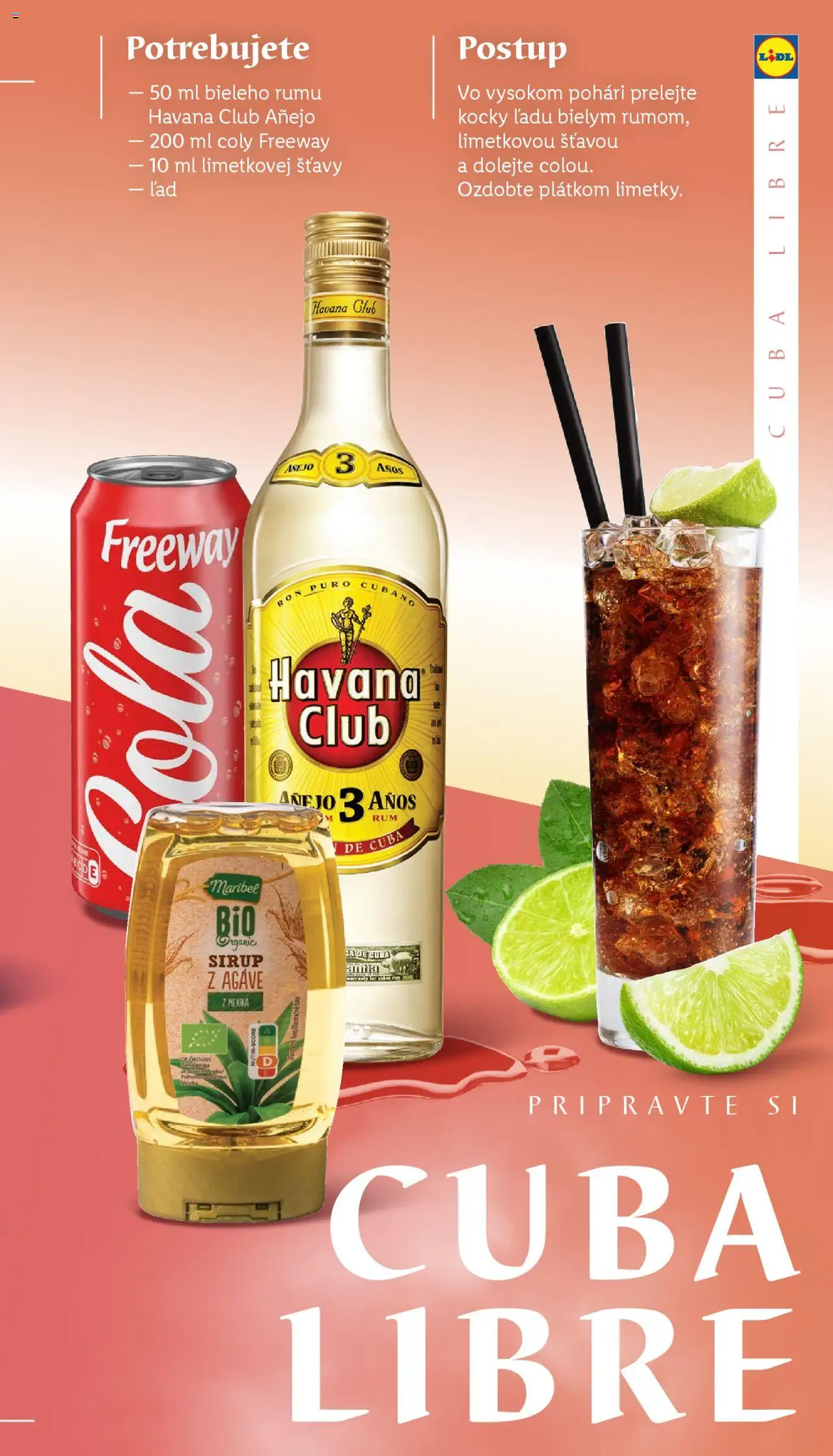 Lidl barmanská príručka │ platný od 03.06.2025 | Strana: 13 | Produkty: Cola, Rum